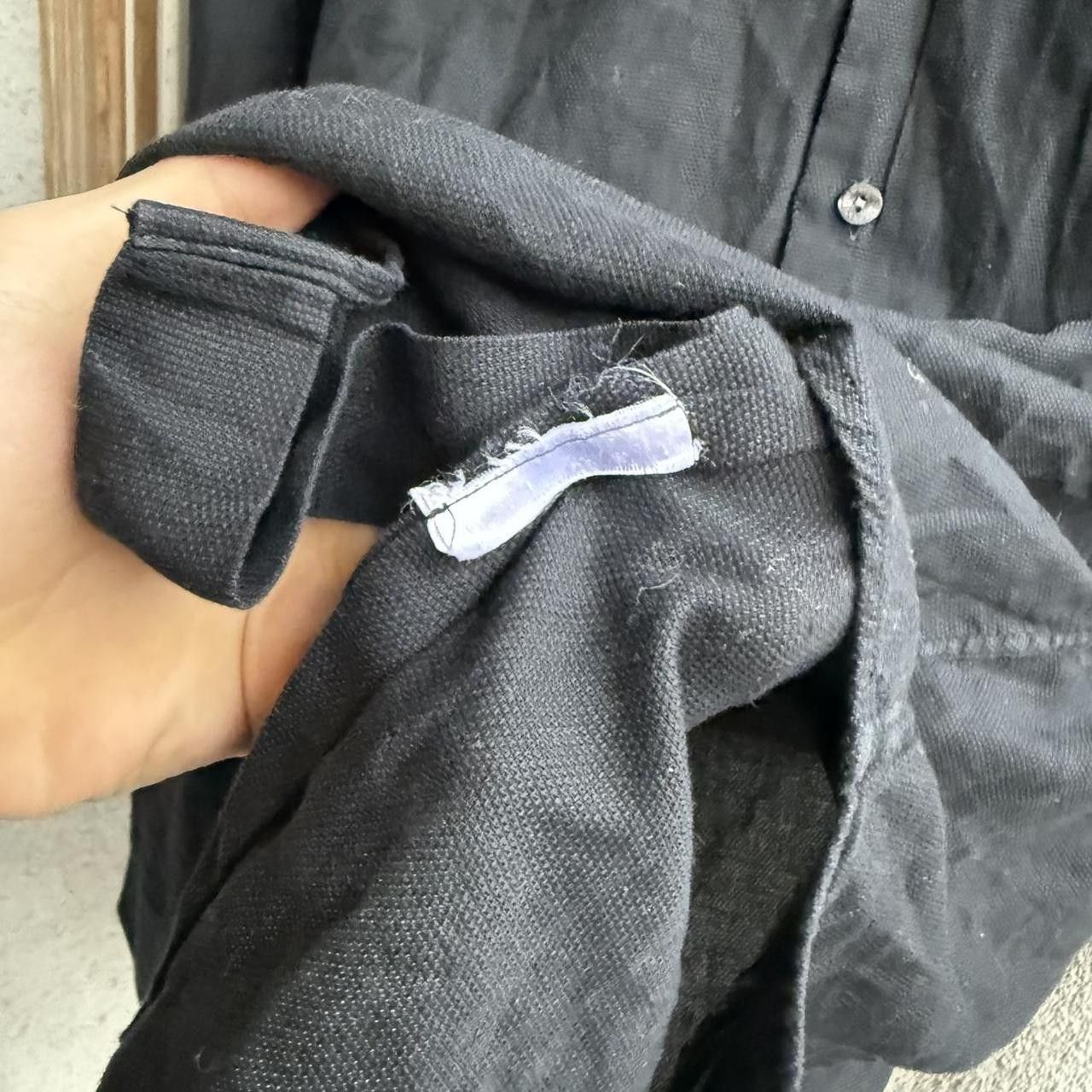 Versace Versace Black Button Up Shirt Minimalist Italian Designer Size US M / EU 48-50 / 2 - 5 Thumbnail