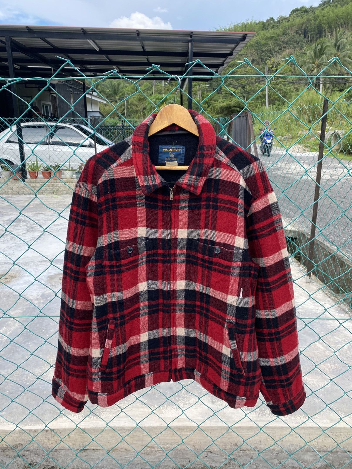 Woolrich Woolen Mills Woolrich checkered mohair jacket Size US L / EU 52-54 / 3 - 1 Thumbnail