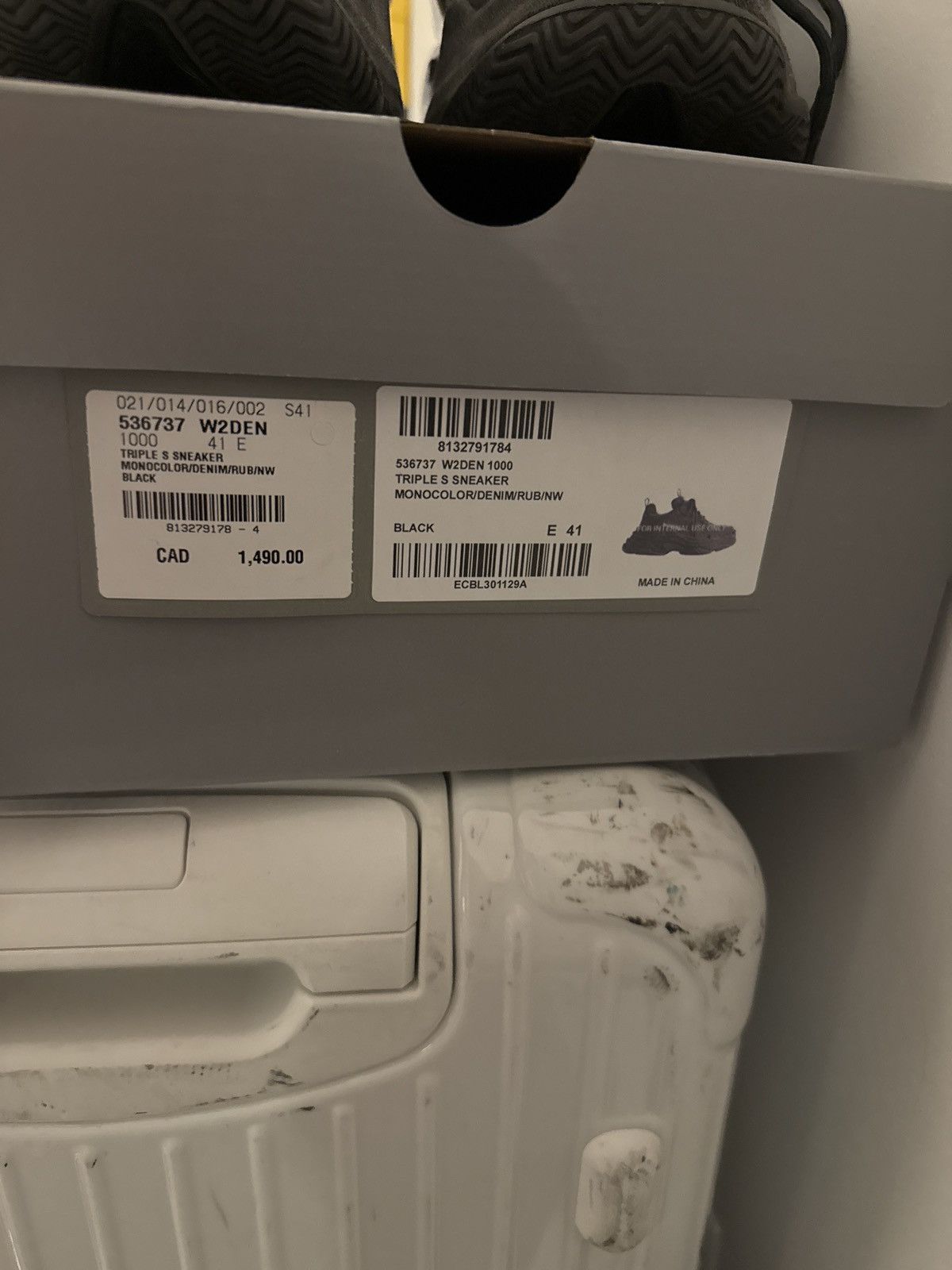 Balenciaga Balenciaga Triple S Denim Size US 8 / EU 41 - 2 Thumbnail