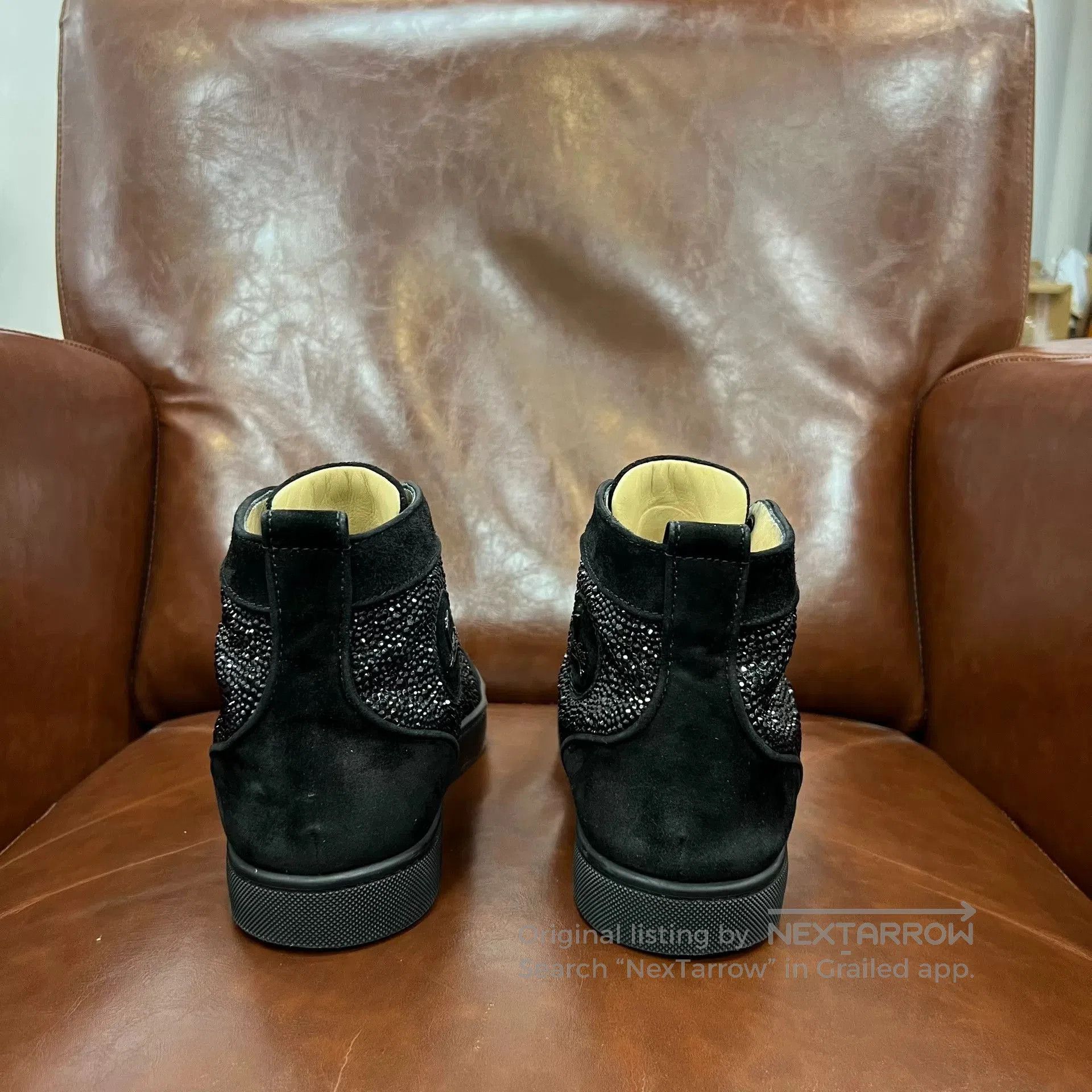 Christian Louboutin CL Black High. Size US 10 / EU 43 - 3 Thumbnail