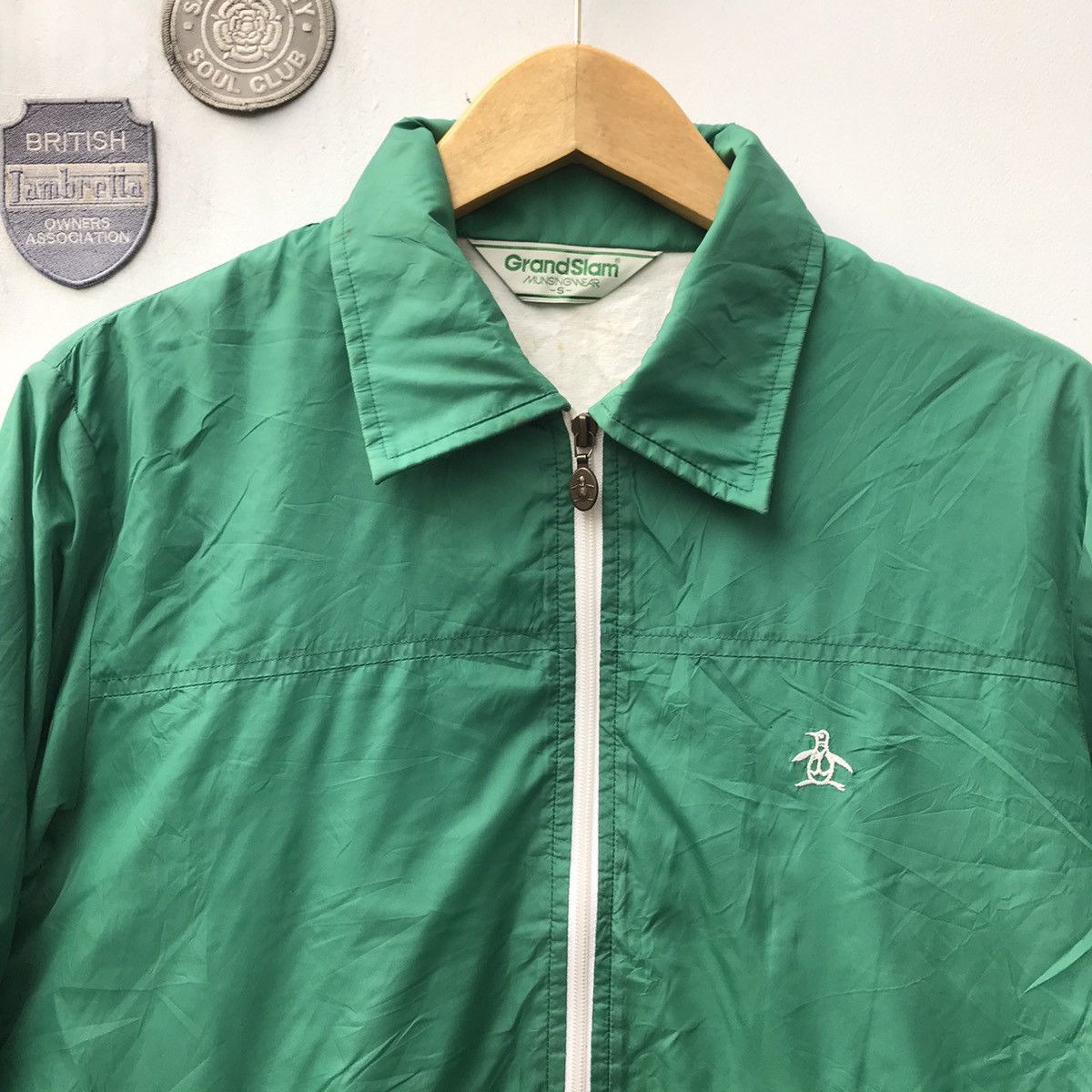 Grand Slam × Le Grande Bleu (L.G.B.) Grandslam Munsingwear Soul Green Nylon Jacket Size US M / EU 48-50 / 2 - 2 Thumbnail