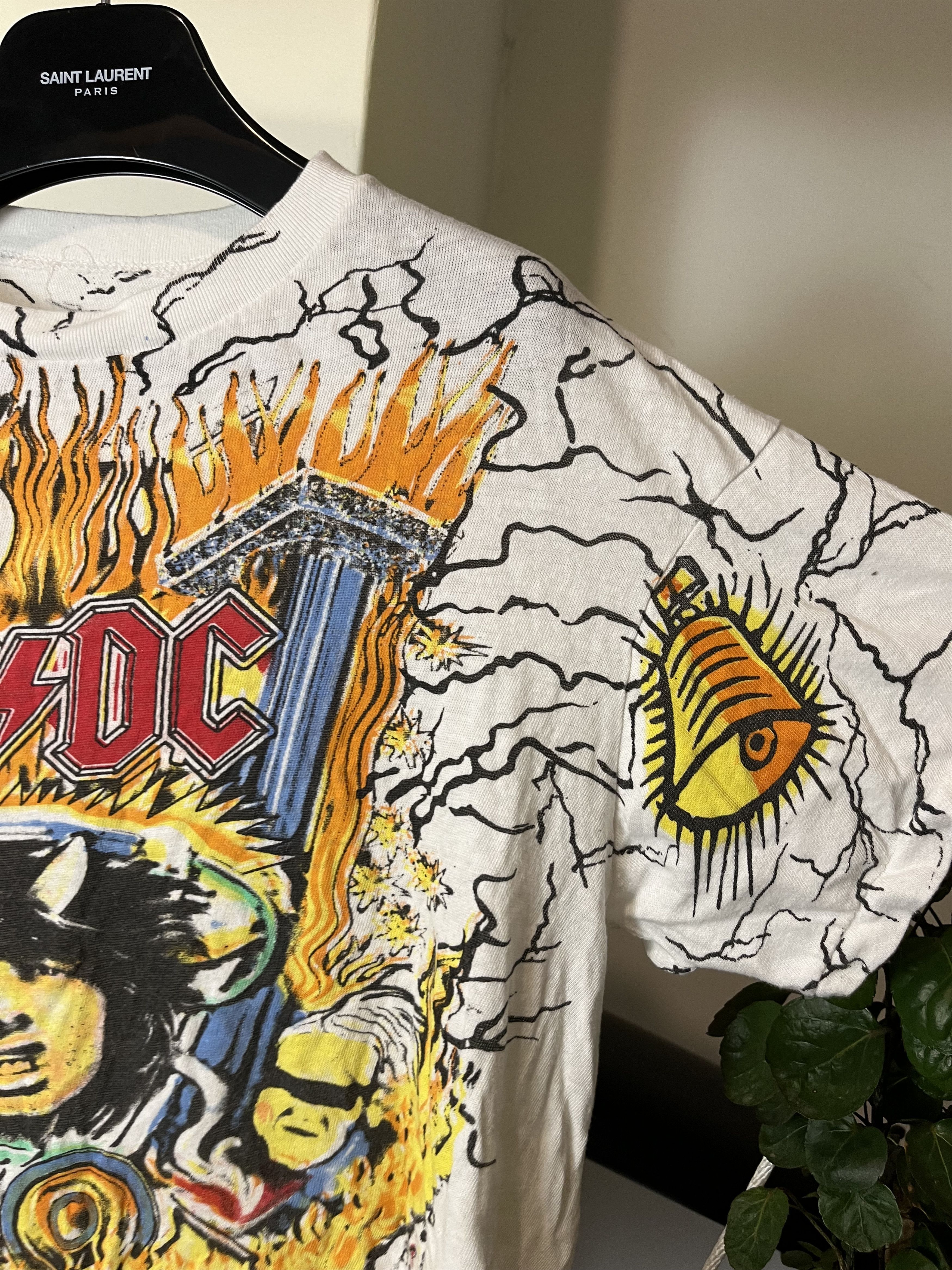 AC/DC × Vintage 80/90s AC/DC Crazy AOP Tee Size US L / EU 52-54 / 3 - 6 Thumbnail
