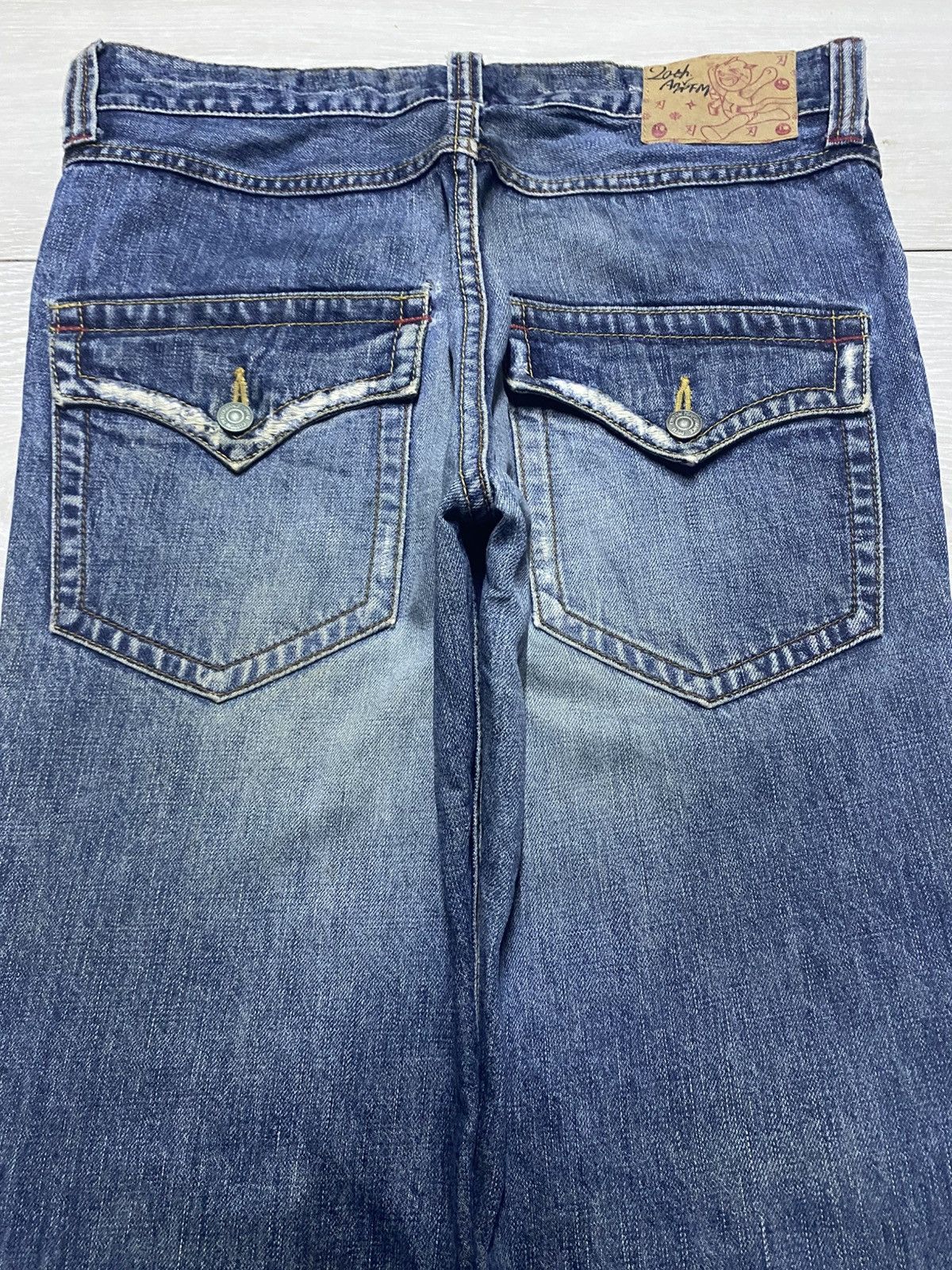 PPFM × The Smiths Vintage Perfomance Ppfm Custom Distressed Jeans Size US 32 / EU 48 - 4 Thumbnail