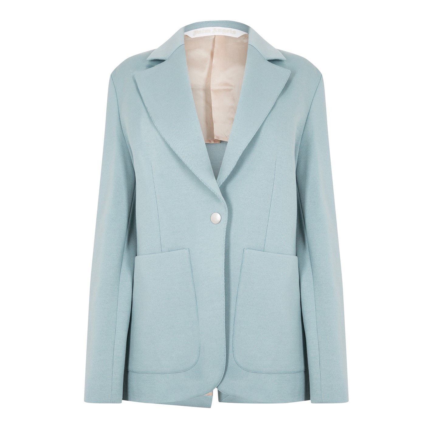Palm Angels o1g2r1mq0325 Track Single Breasted Blazer in Light Blue Size S / US 4 / IT 40 - 1 Thumbnail
