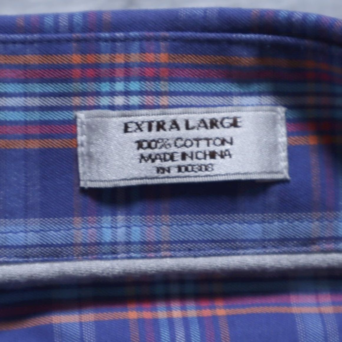Peter Millar Peter Millar Shirt Plaid Long Sleeve Button Up Blue Mens XL Poplin Cotton Size US XL / EU 56 / 4 - 6 Thumbnail