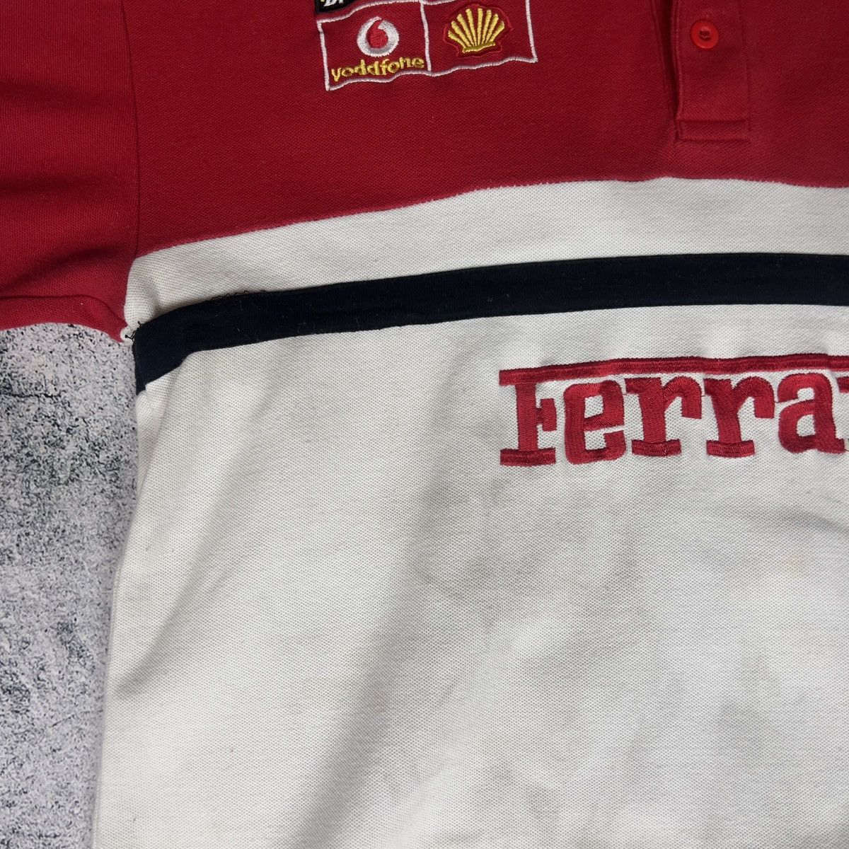 Ferrari Ferrari Polo Men's Size S Cotton Short Sleeve Racing Y2K 90s Size US S / EU 44-46 / 1 - 6 Thumbnail