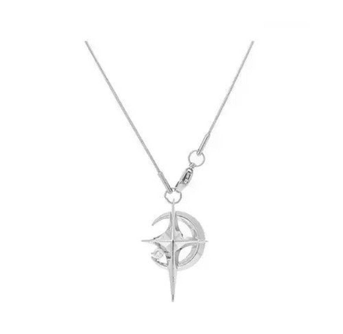Jewelry Moon Star Pendant Galaxy Necklace Size ONE SIZE - 4 Thumbnail