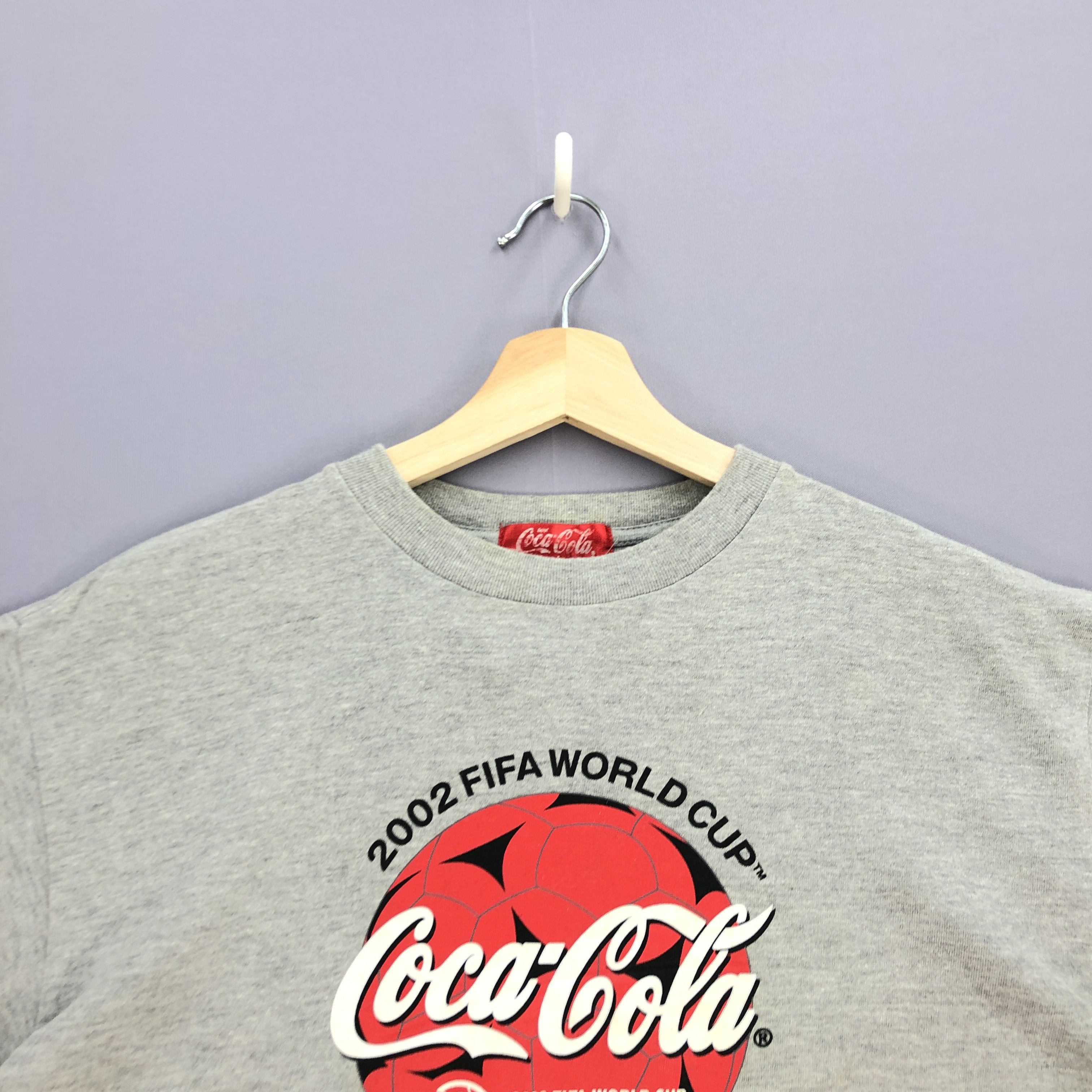 Coca Cola Vintage Coca Cola T Shirt 2002 Fifa World Cup Coke Tees Size US XL / EU 56 / 4 - 3 Thumbnail