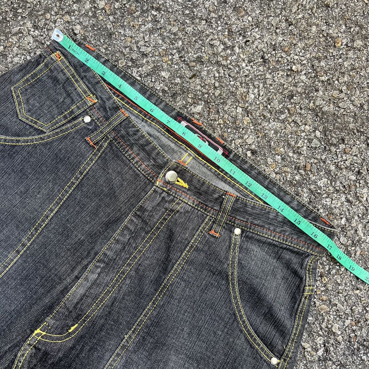 Southpole Vintage Y2K Transer Baggy Jeans Jnco Wide Leg Dogtown Ecko Size US 34 / EU 50 - 6 Thumbnail
