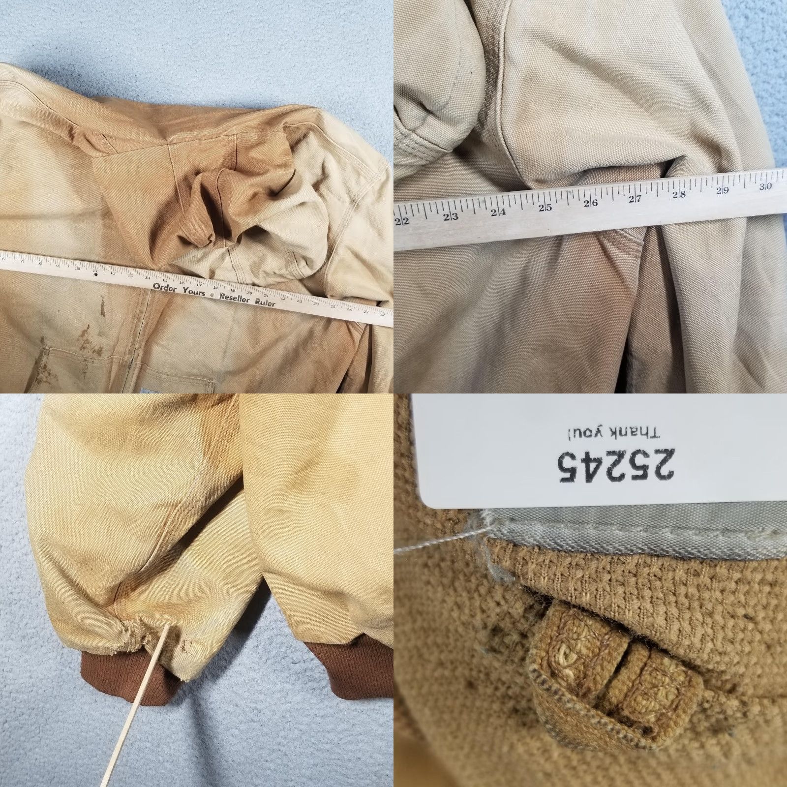 Carhartt Carhartt Jacket J131 Mens 3XL Brown Hooded Duck Canvas Work Zip Made USA Thermal Size US XXL / EU 58 / 5 - 8 Thumbnail