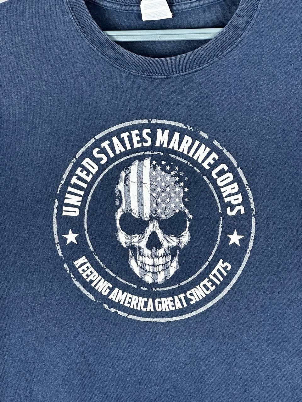 Vintage United States Marine Corps Army Military T Shirt Size US L / EU 52-54 / 3 - 4 Thumbnail