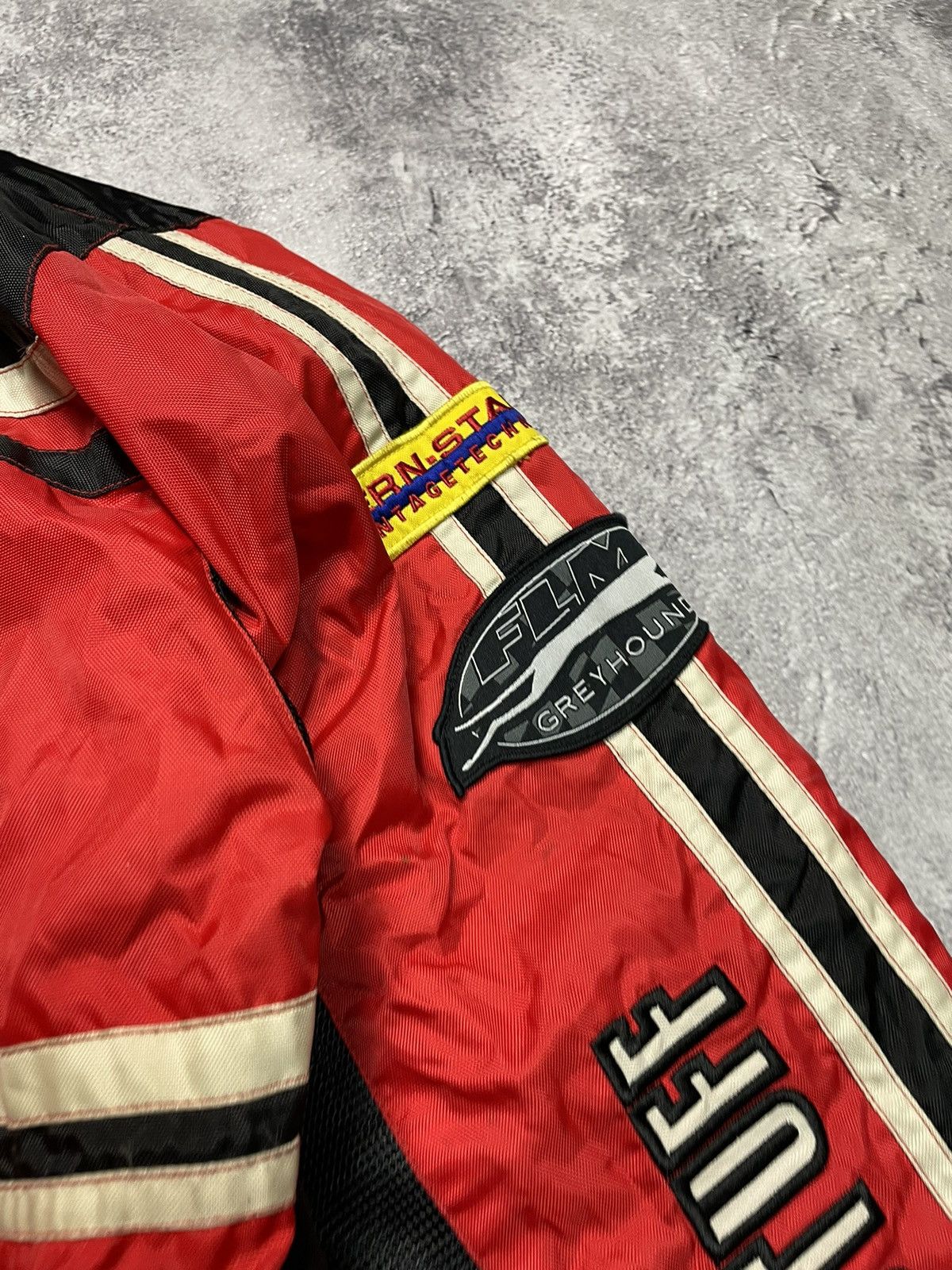 NASCAR Vtg Y2K High Speed Racing Bomber Jkt Archive Moto Size US XL / EU 56 / 4 - 8 Thumbnail