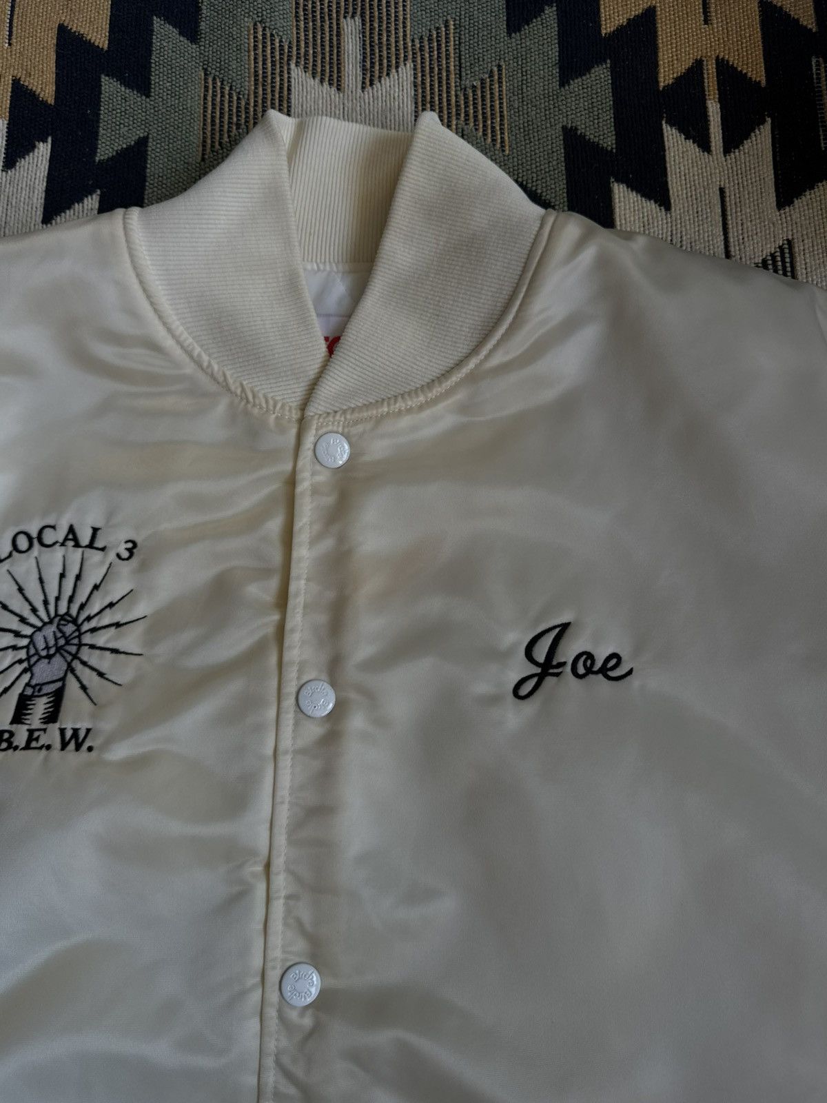 Vintage Vintage 1996 Local 3 I.B.E.W. USA Bomber Size US XL / EU 56 / 4 - 23 Thumbnail
