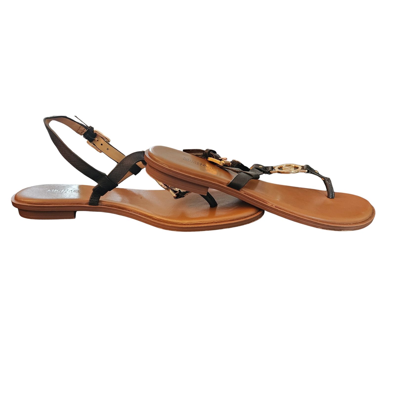 Michael Kors Michael Kors Casey black Leather Sandal 8 Med Size US 8 / IT 38 - 6 Thumbnail