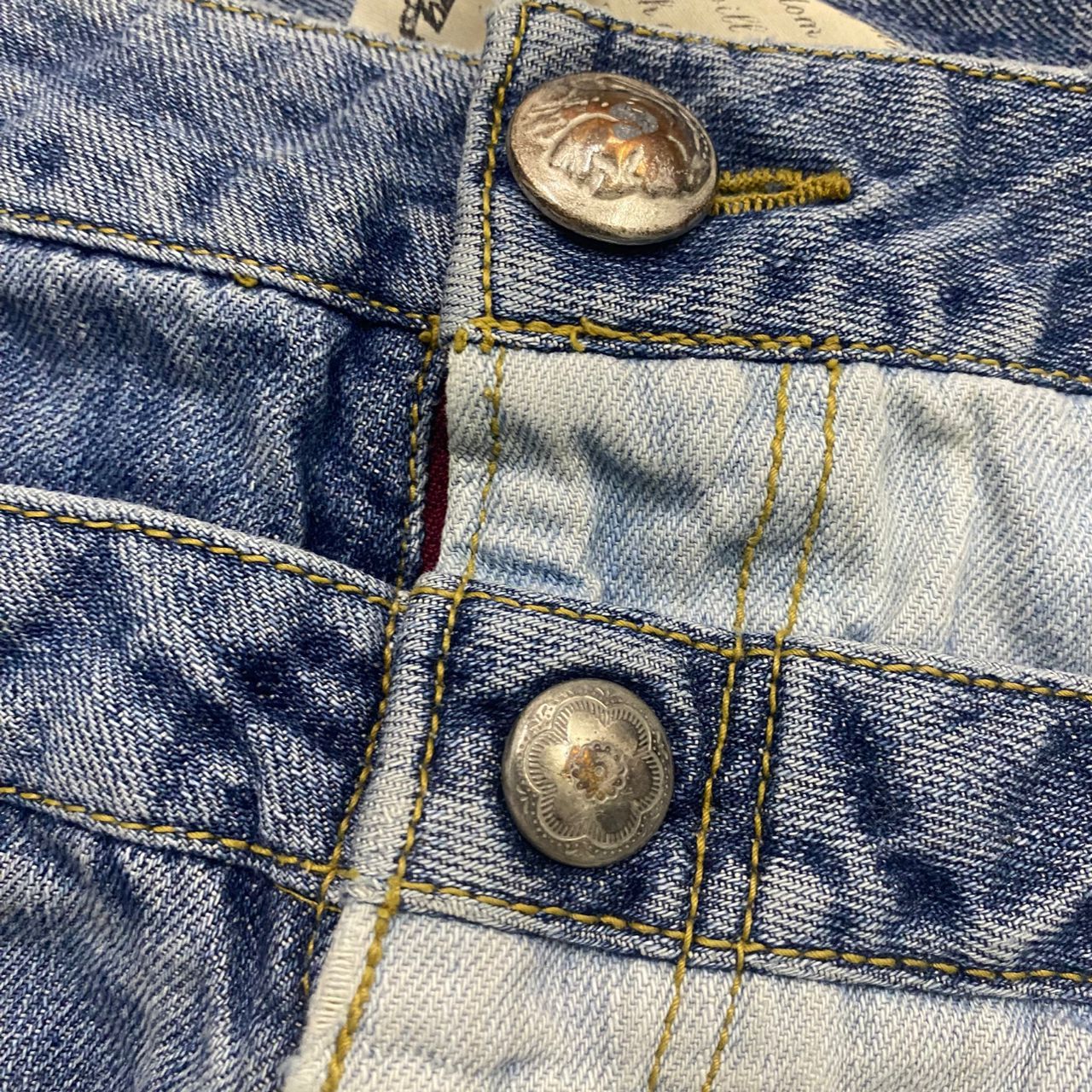 If Six Was Nine 💥Best Offer💥Japanese Brand Double Waist Distressed Denim Size US 34 / EU 50 - 20 Thumbnail