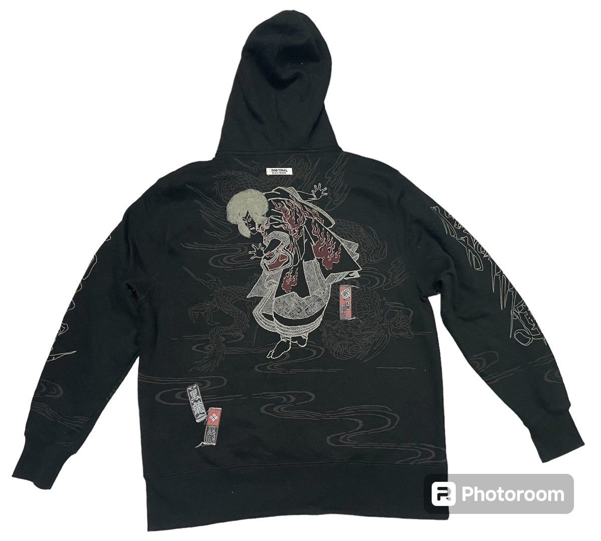 Dogtown 2000s DOG TOWN BLACK DRAGON HOODIE JACKET RARE DESIGN Size US XL / EU 56 / 4 - 1 Thumbnail