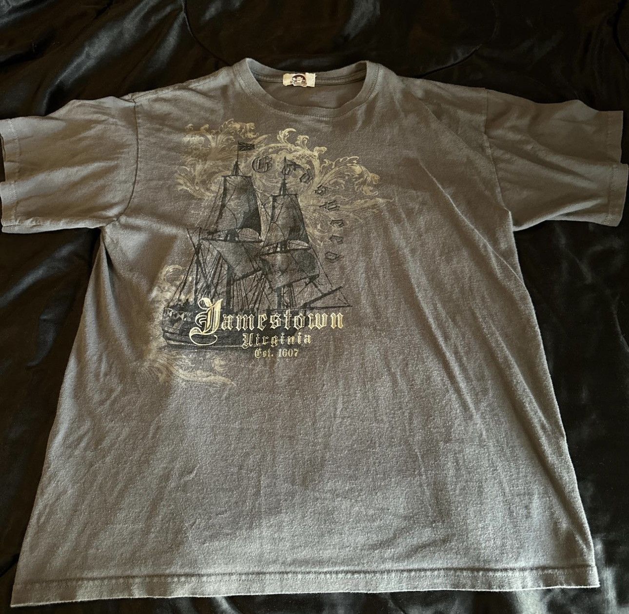 Vintage Grey vintage Jamestown Virginia tee Size US L / EU 52-54 / 3 - 1 Thumbnail