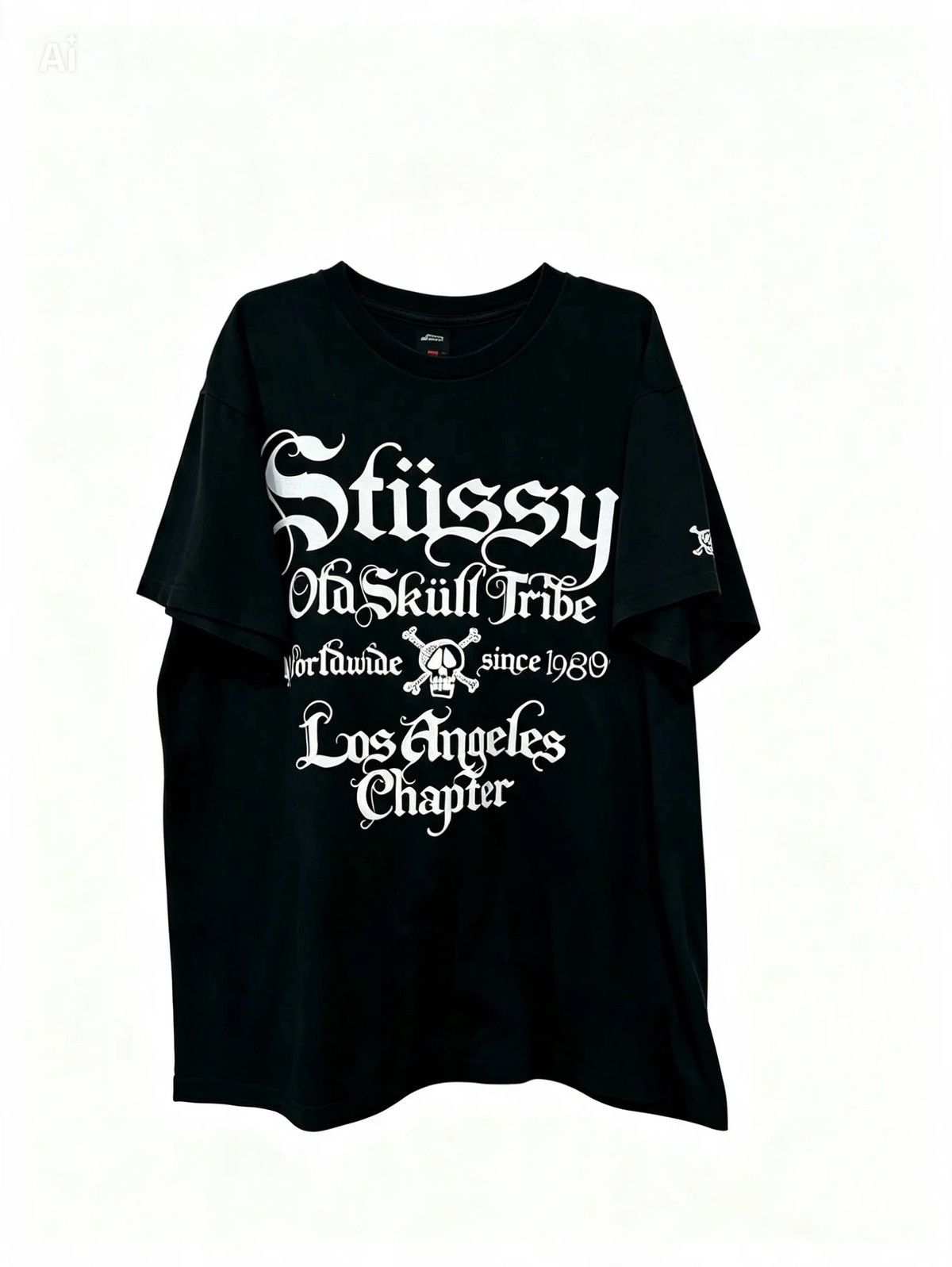 トップス archive old stussy 00s 25th NY chapter Stussy Stussy Santa Ana chapter archive store tee Black | Grailed