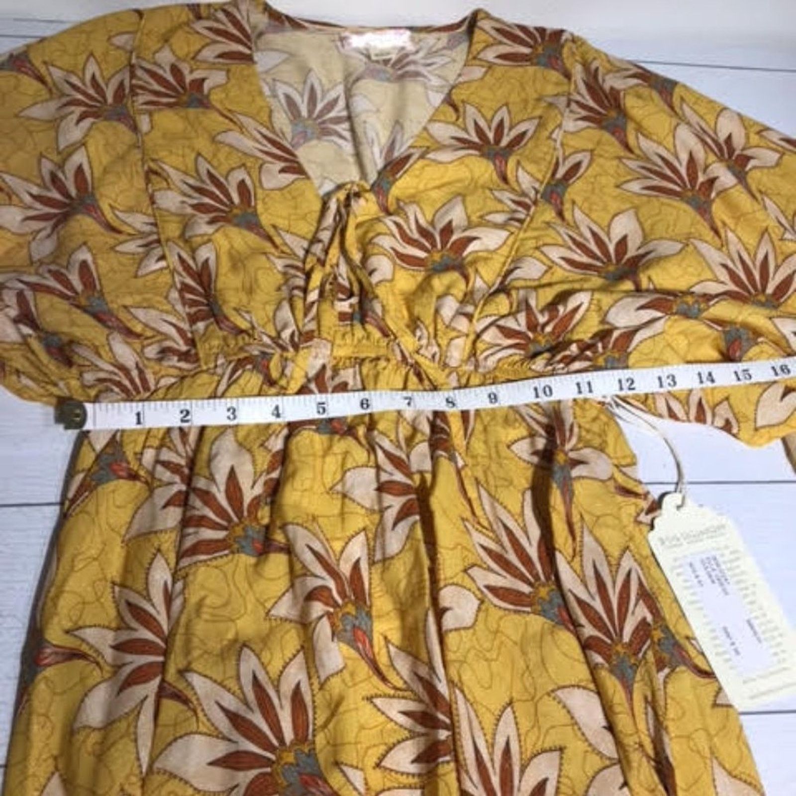 Other Band of Gypsies Ella Dress Bohemian Floral Pattern Sz Small Size S / US 4 / IT 40 - 7 Thumbnail