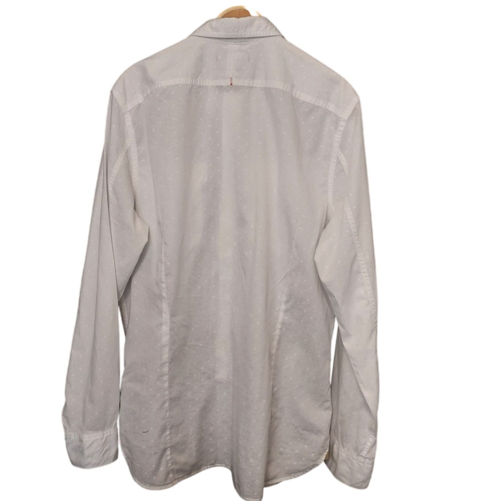 Banana Republic Banana Republic Heritage Slim Fit White Button Up Shirt Size US L / EU 52-54 / 3 - 2 Thumbnail