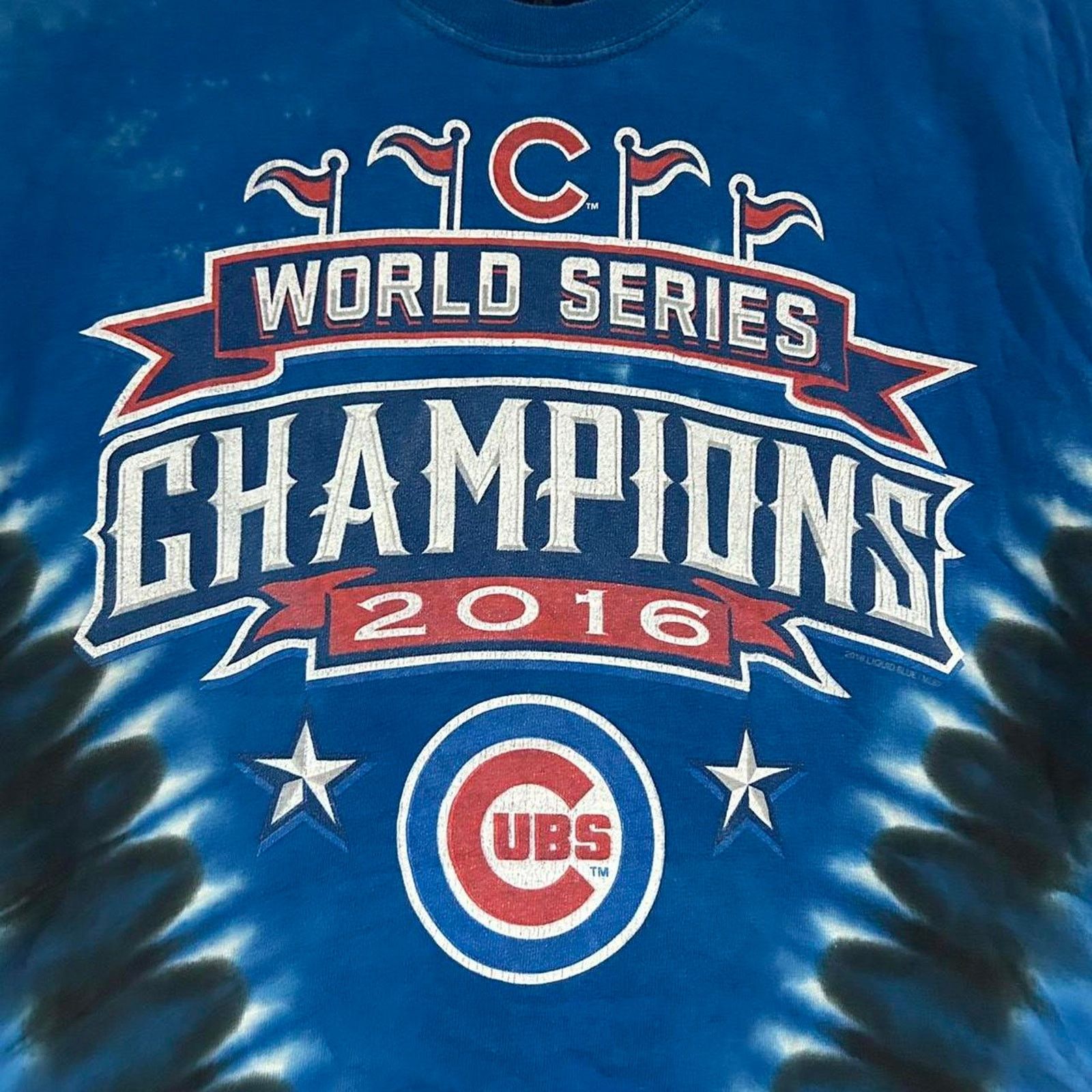 Liquid Blue 2016 Chicago Cubs World Series Champions Tee Shirt Size US M / EU 48-50 / 2 - 2 Thumbnail