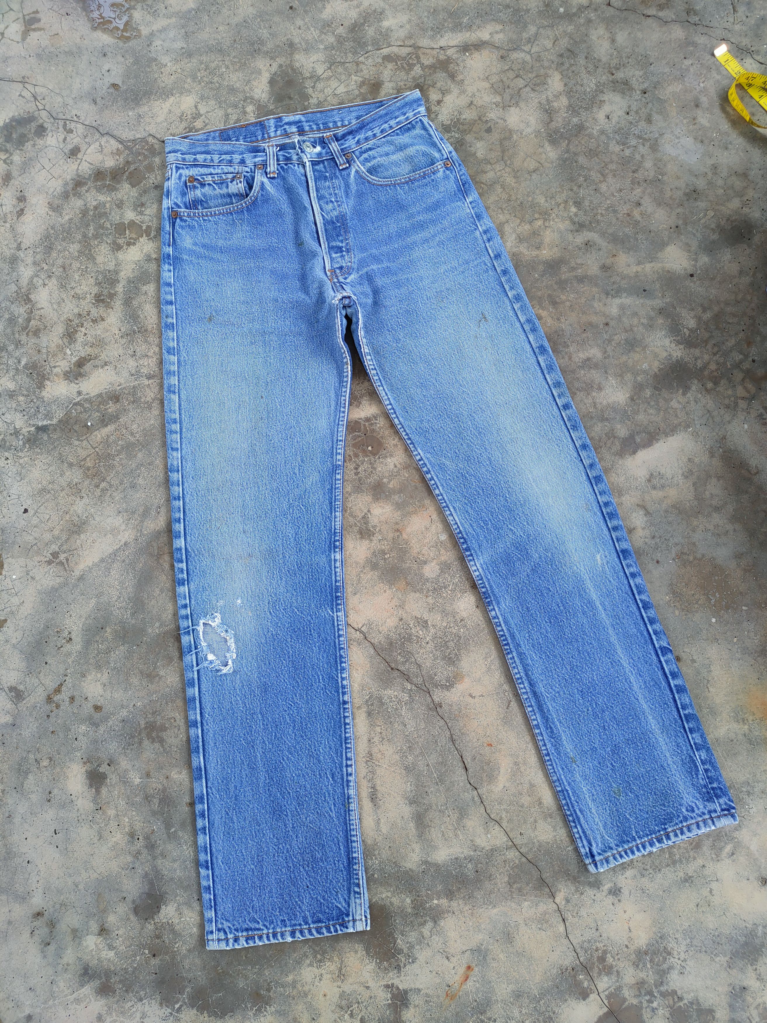 Levi's Vintage Clothing W30 VINTAGE LEVI'S 501 00' DISTRESSED JEANS DENIM PANTS Size US 30 / EU 46 - 3 Thumbnail