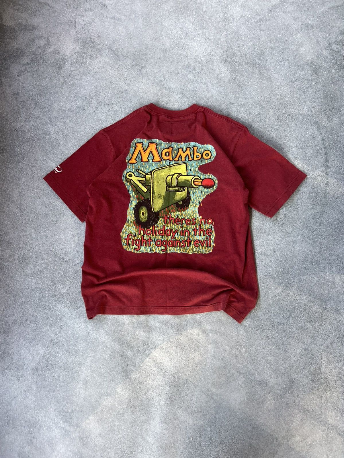 Mambo 2001 Mambo Dave Vintage Y2K Big Logo Retro Tee T-Shirt Size US M / EU 48-50 / 2 - 2 Thumbnail