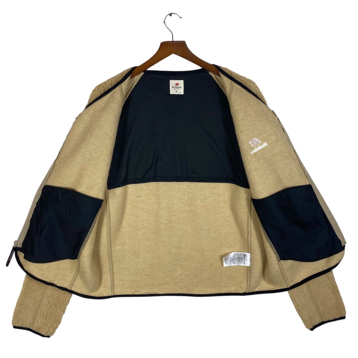 New Balance New Balance Fleece Sherpa Zipper Jacket M Size Brown Colour Size US M / EU 48-50 / 2 - 7 Thumbnail