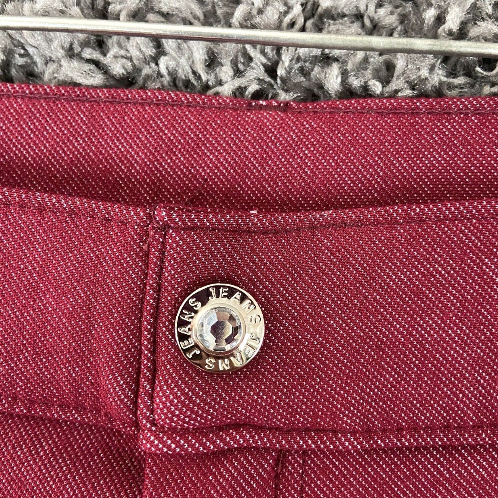 Vintage NEW Yelete Jeggings Women’s XL Red with Pockets Size 40" / US 18 - 7 Thumbnail