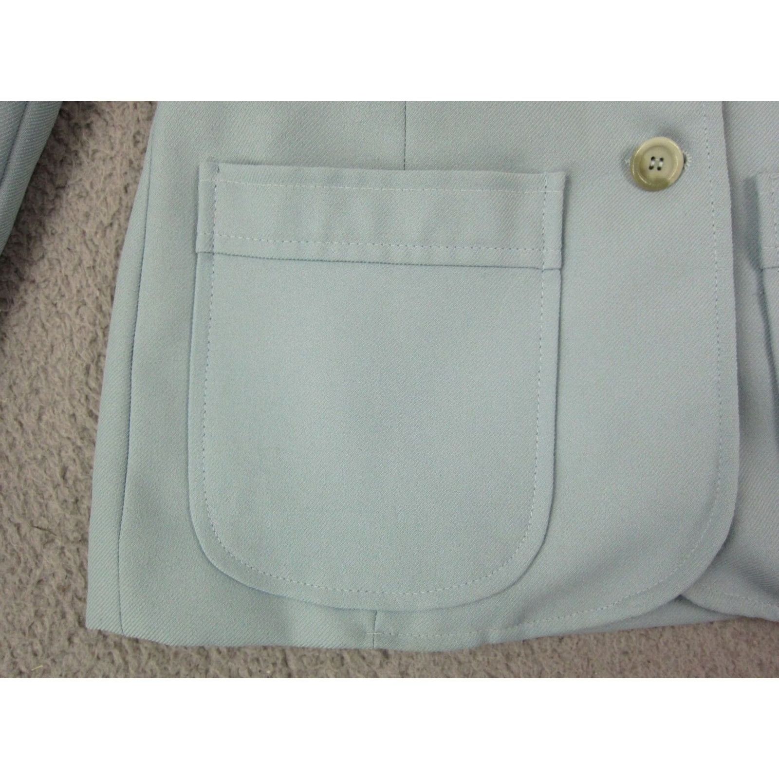 Vintage VINTAGE Bobbie Brooks Jacket Womens Small Blue 70s Ladies Blazer Career Work Size S / US 4 / IT 40 - 5 Thumbnail