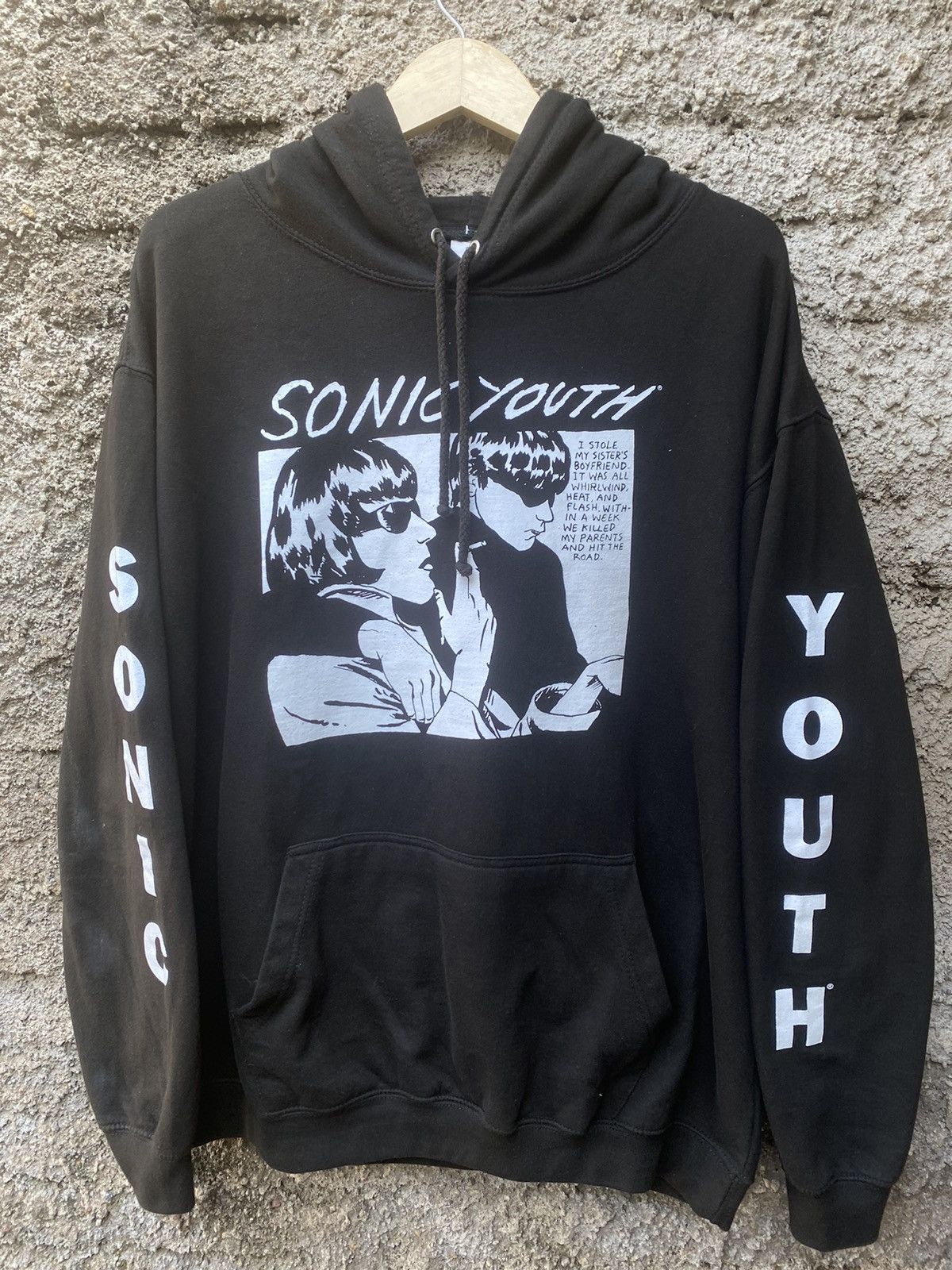 Band Tees × Vintage Vintage Style Sonic Youth Goo Hoodie Size US XL / EU 56 / 4 - 1 Thumbnail