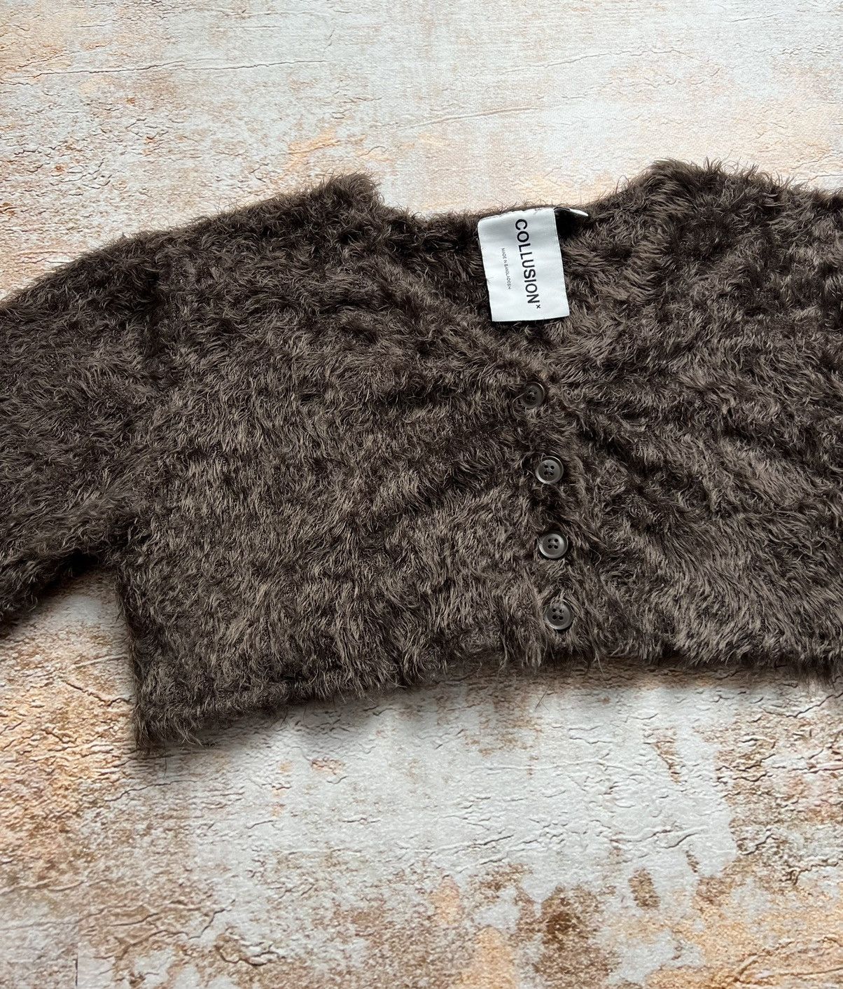 Japanese Brand Collusion cropped cardigan Size S / US 4 / IT 40 - 2 Thumbnail