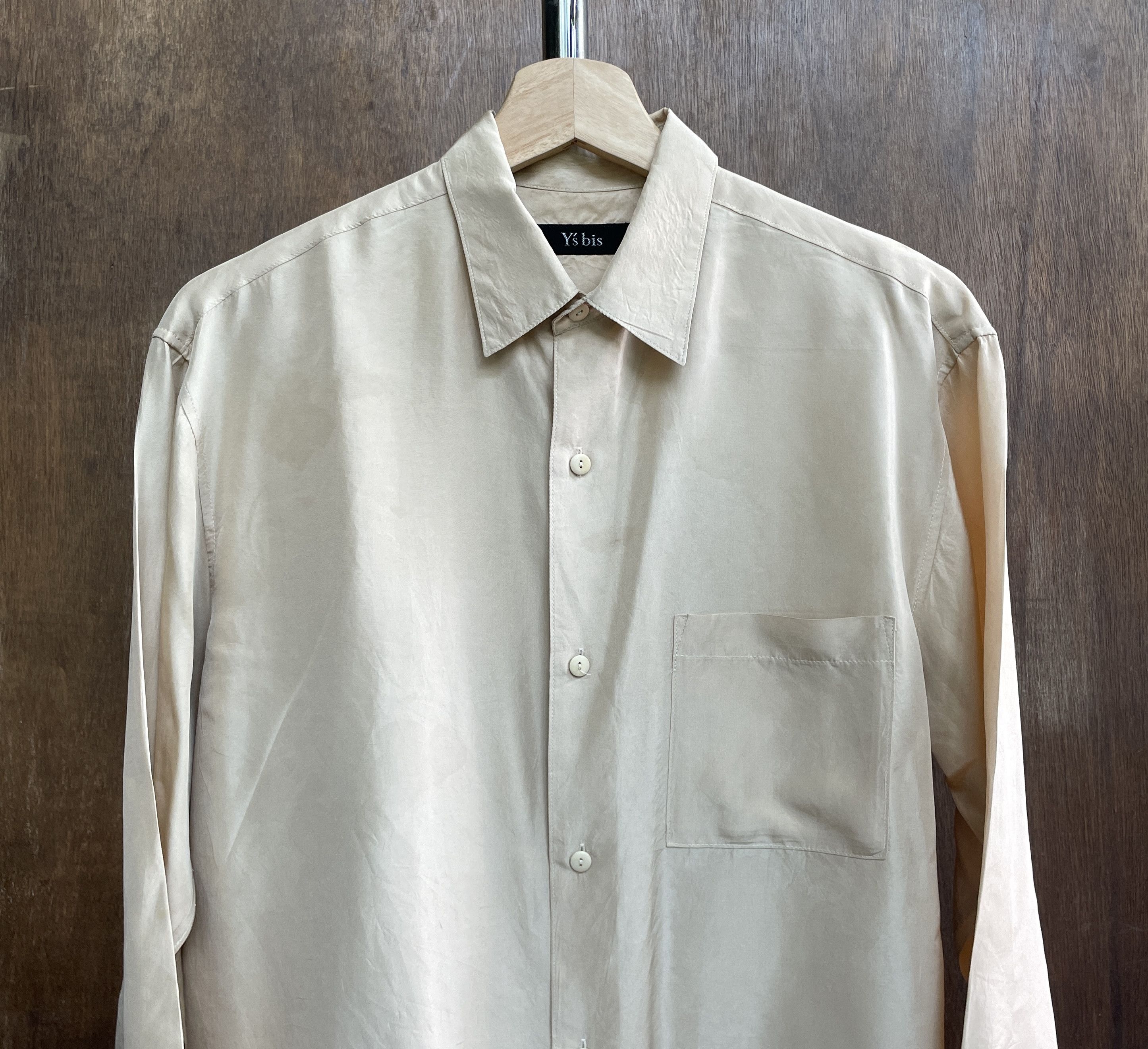 Y's Y's bis Yohji Yamamoto Classic Silk Shirt Size US M / EU 48-50 / 2 - 2 Thumbnail
