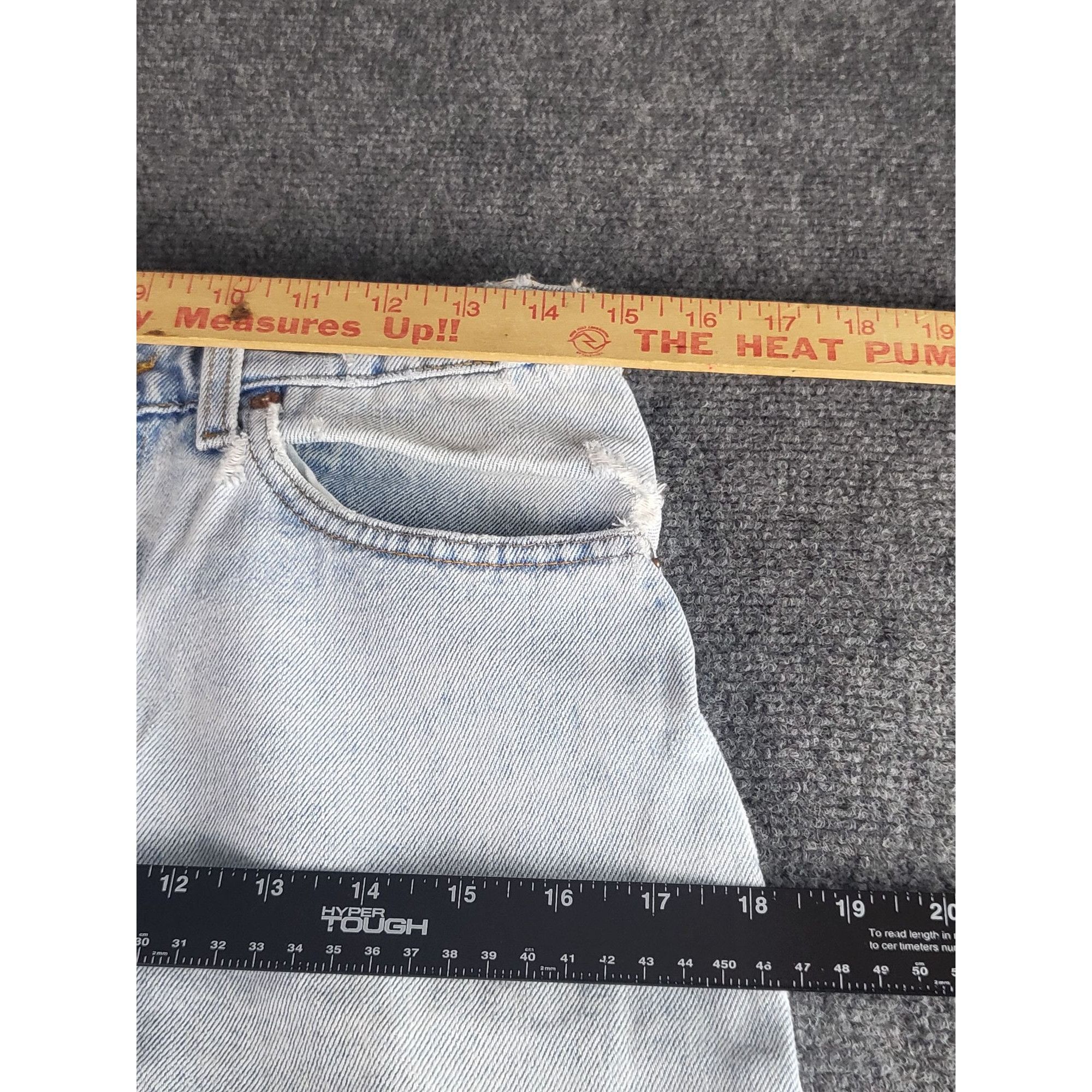 Levi's Vintage Levis 550 Blank Tab Jeans Women Sz 31X32 Floral Deni Size 31" - 9 Thumbnail