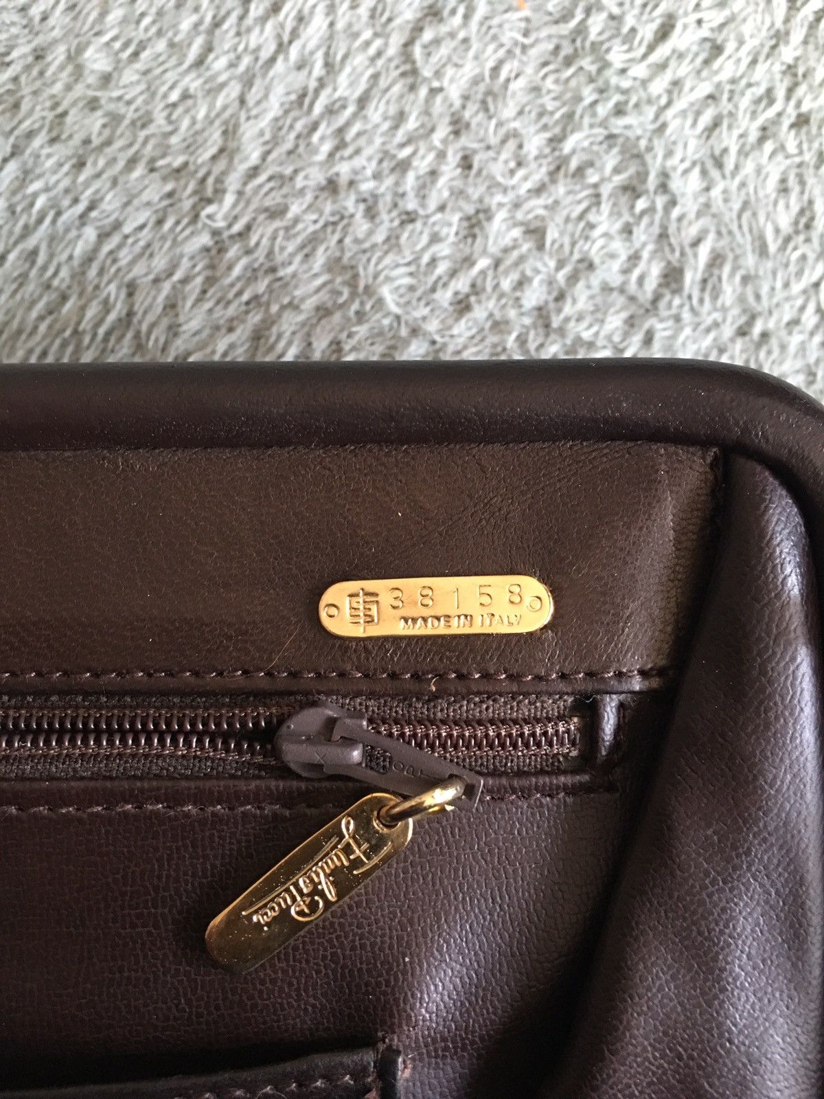 Emilio Pucci × Vintage Emilio Pucci Vintage Brown Leather Shoulder Bag Size ONE SIZE - 12 Thumbnail