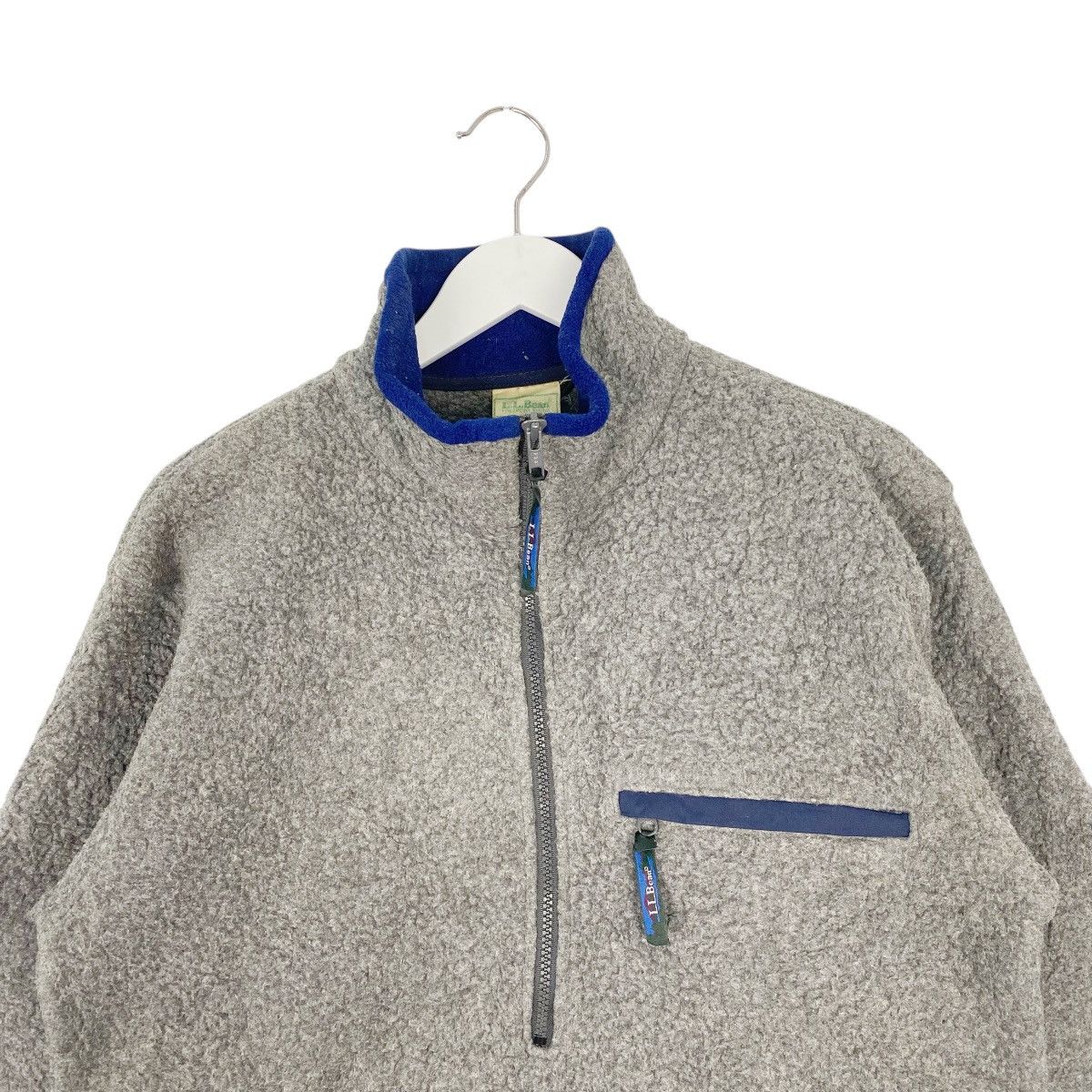 Other Vintage 90s LL Bean Half Zipper Fleece Sweater Grey Size M Size US M / EU 48-50 / 2 - 4 Thumbnail
