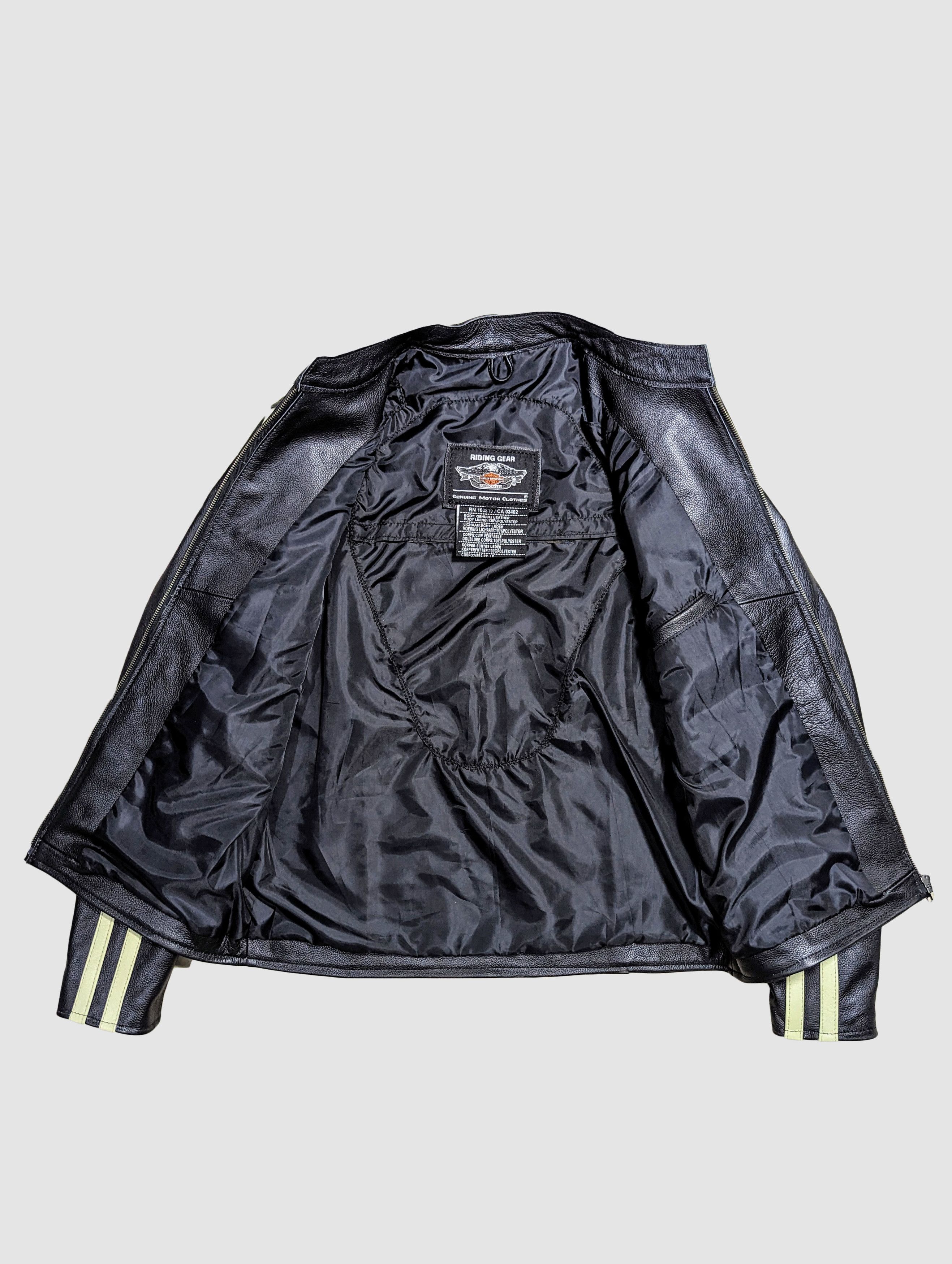 Harley Davidson 🔥 HARLEY DAVIDSON 🔥 LEATHER JACKET RARE STREETWEAR Size US L / EU 52-54 / 3 - 10 Thumbnail