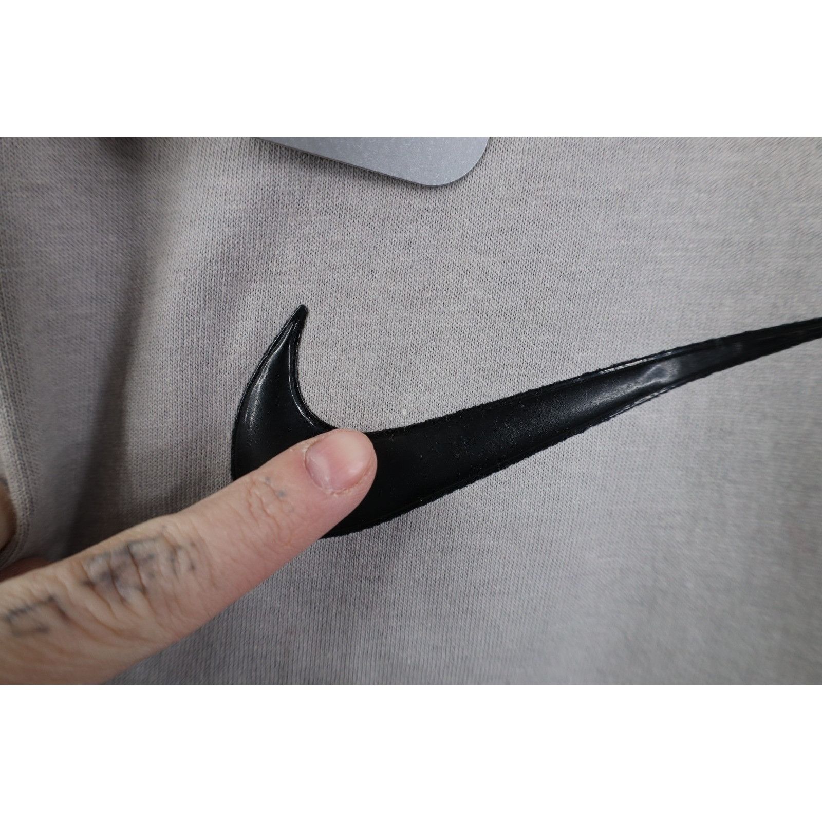 Nike Deadstock Vintage Nike Travis Scott Center Swoosh T-Shirt Size US L / EU 52-54 / 3 - 5 Thumbnail