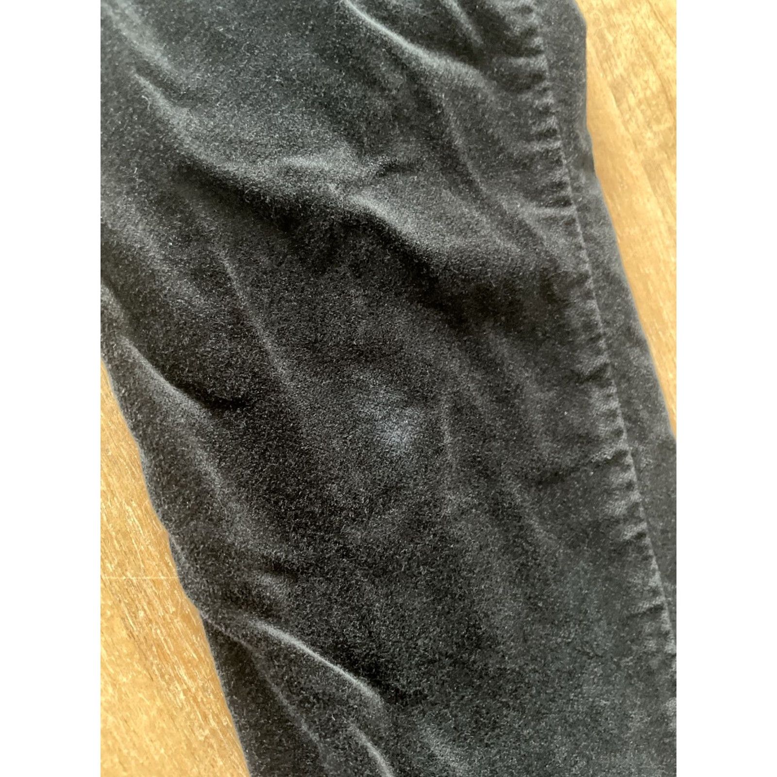 J Brand J. Brand Zion Skinny Jeans Womens 25 Black Velvet Velour Pants ViNTAGE? (No) 26x29? Wait. Sorry. Size 42" / US 20 - 6 Thumbnail