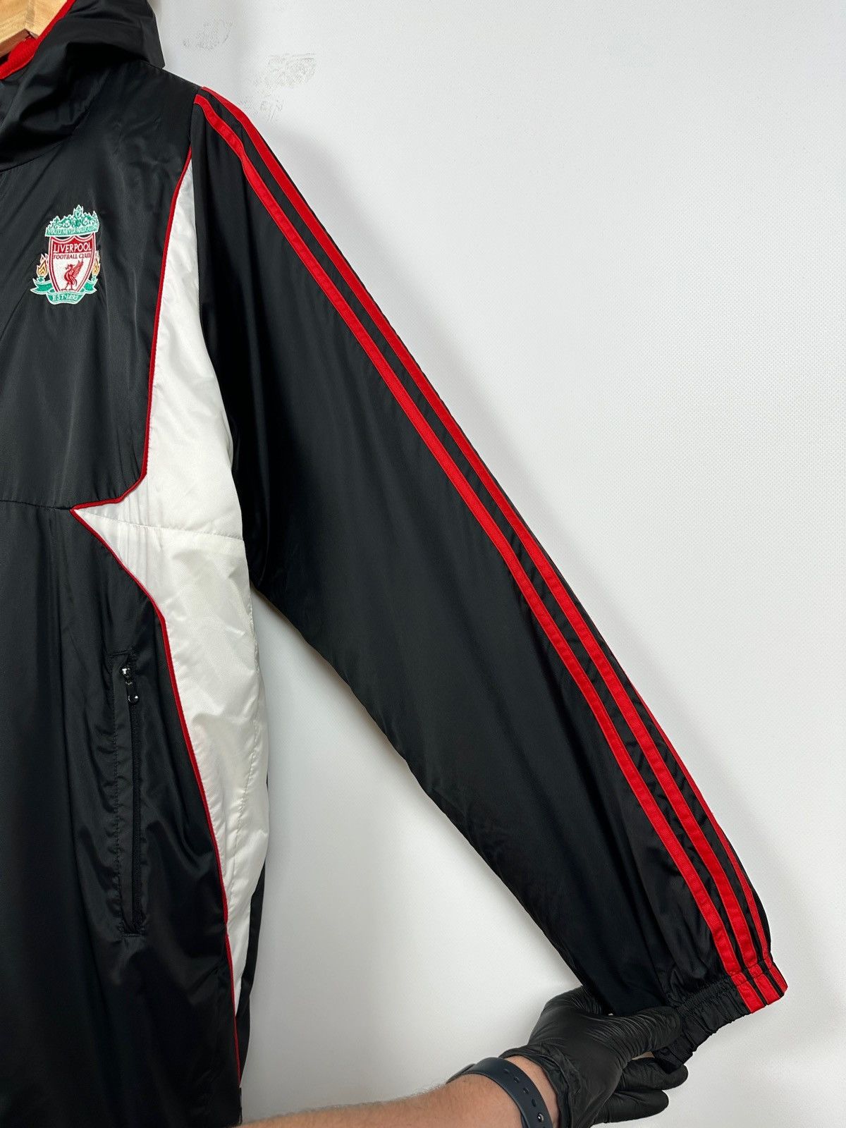 Vintage 2007-08 Adidas Liverpool Champions League Parka Coat Jacket Size US L / EU 52-54 / 3 - 16 Thumbnail