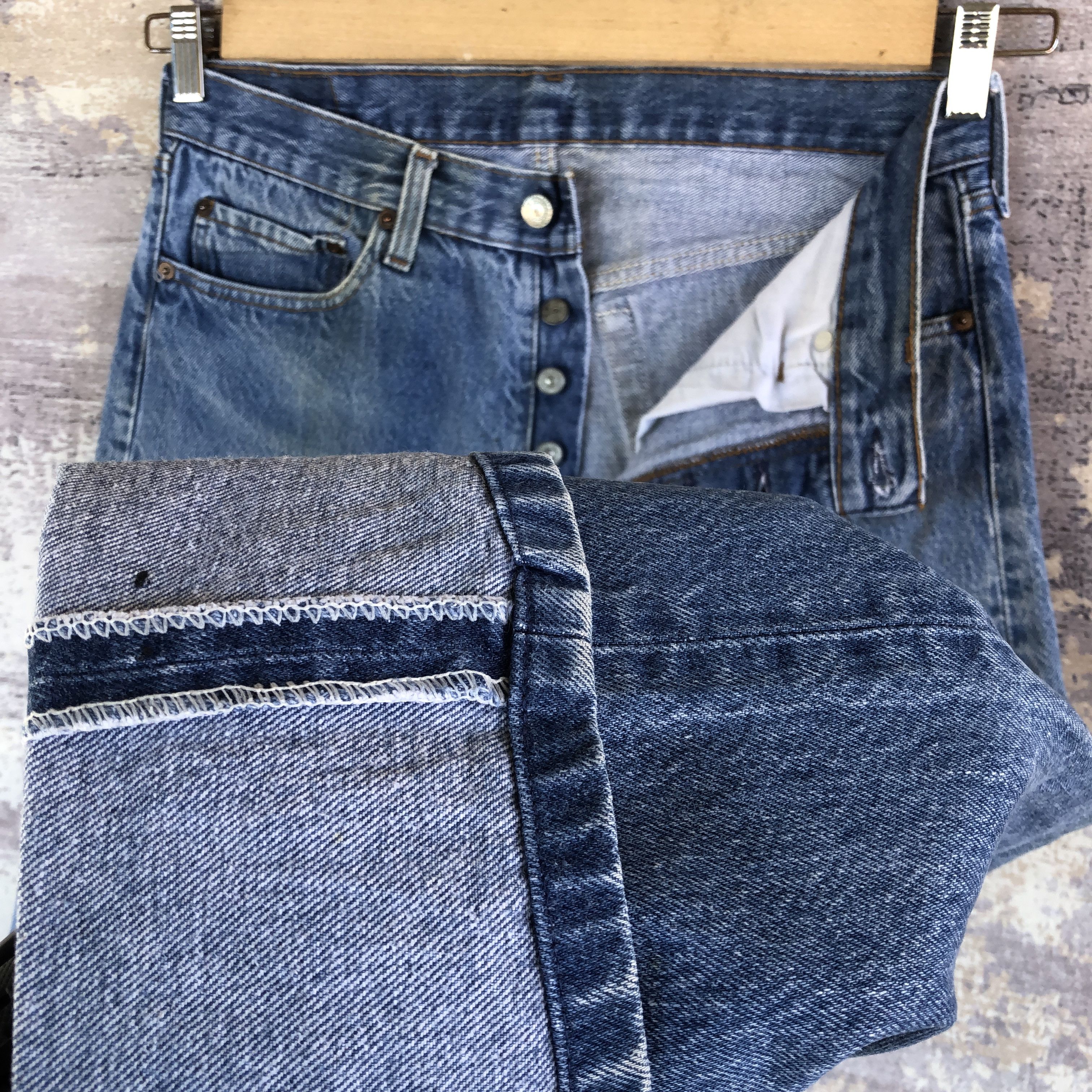Levi's Vintage 80's Levis 501 Light Wash Jeans Levi's Faded Denim Size US 32 / EU 48 - 8 Thumbnail