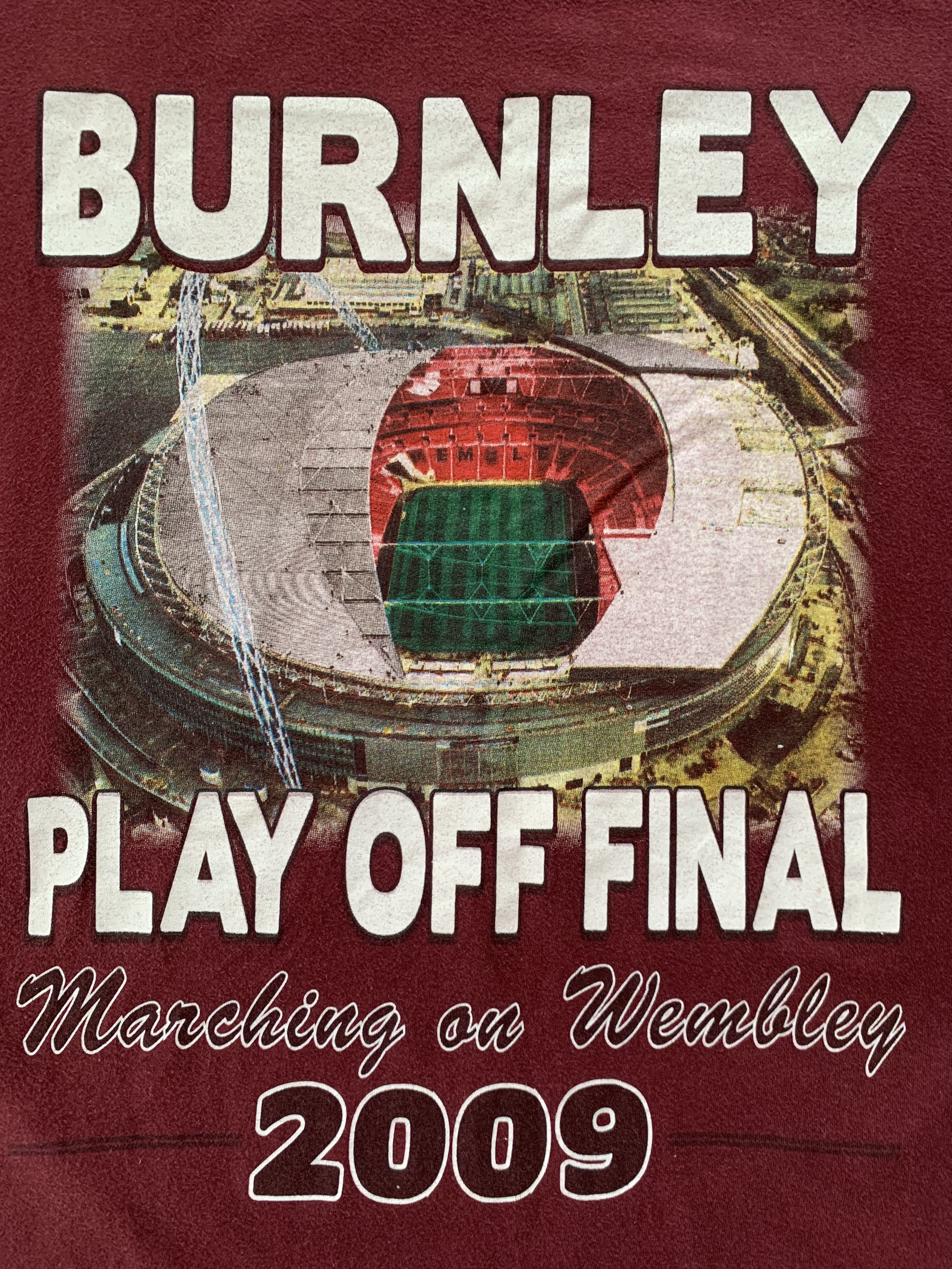 Vintage Starworld Burnley Play Off Final 2009 Printed T Shirt Size US M / EU 48-50 / 2 - 5 Thumbnail