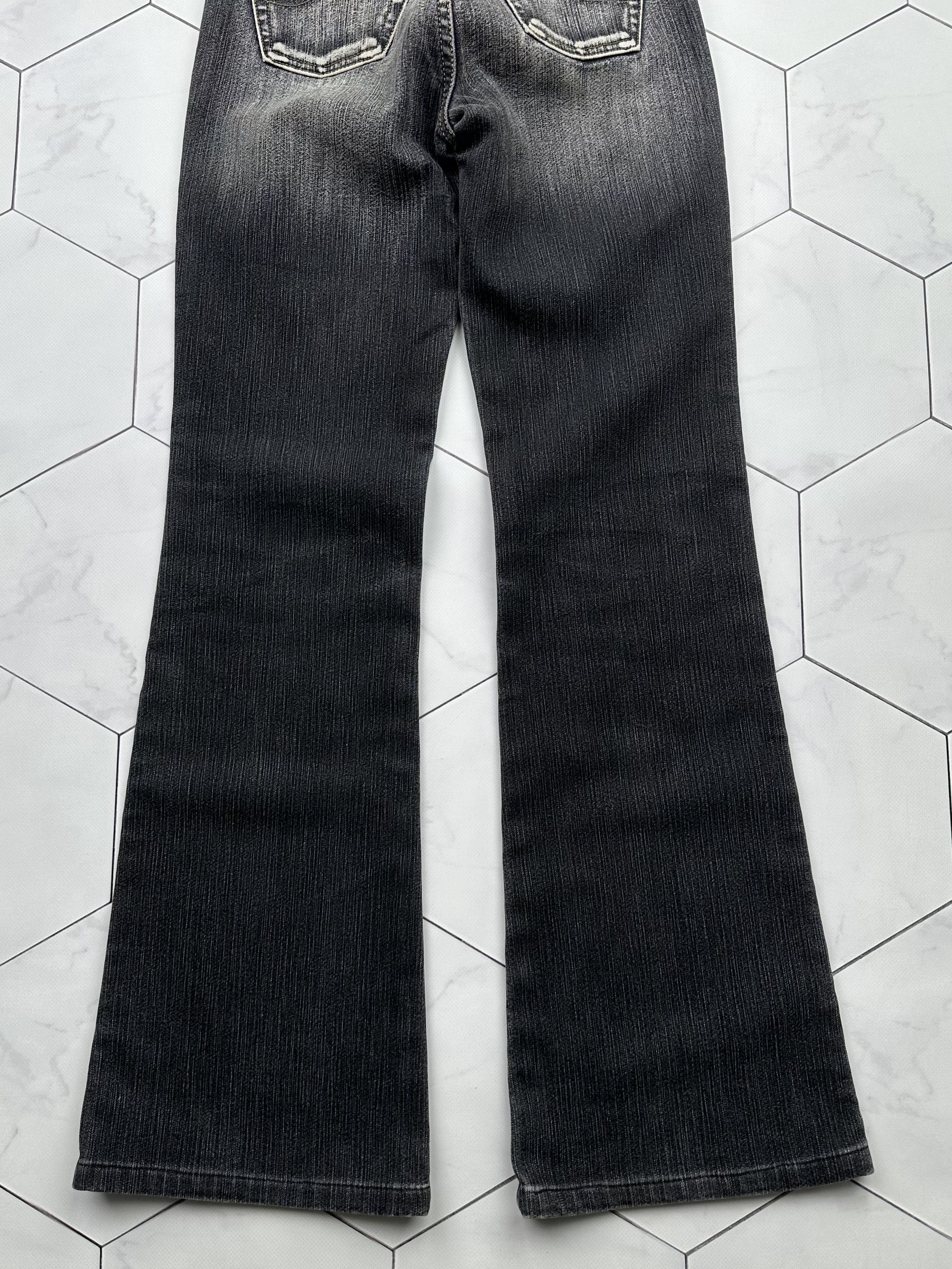Japanese Brand Vintage Faded Flare Jeans (B516)E2 Size 26" / US 2 / IT 38 - 6 Thumbnail