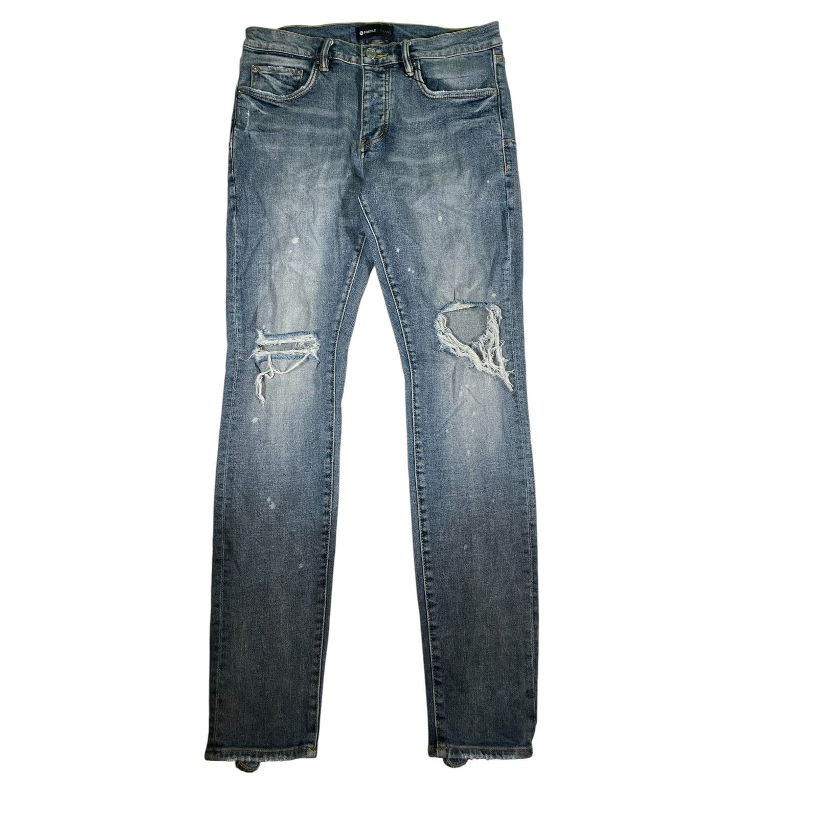 Purple Brand Purple Brand Light Wash Jeans Size US 31 - 1 Thumbnail