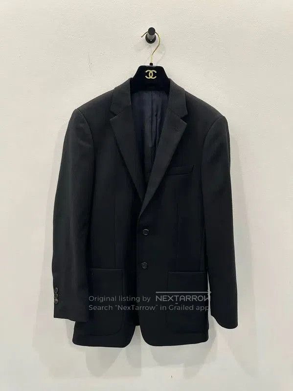 Prada Prada Black Wool Coat for Men. Size US S / EU 44-46 / 1 - 1 Thumbnail