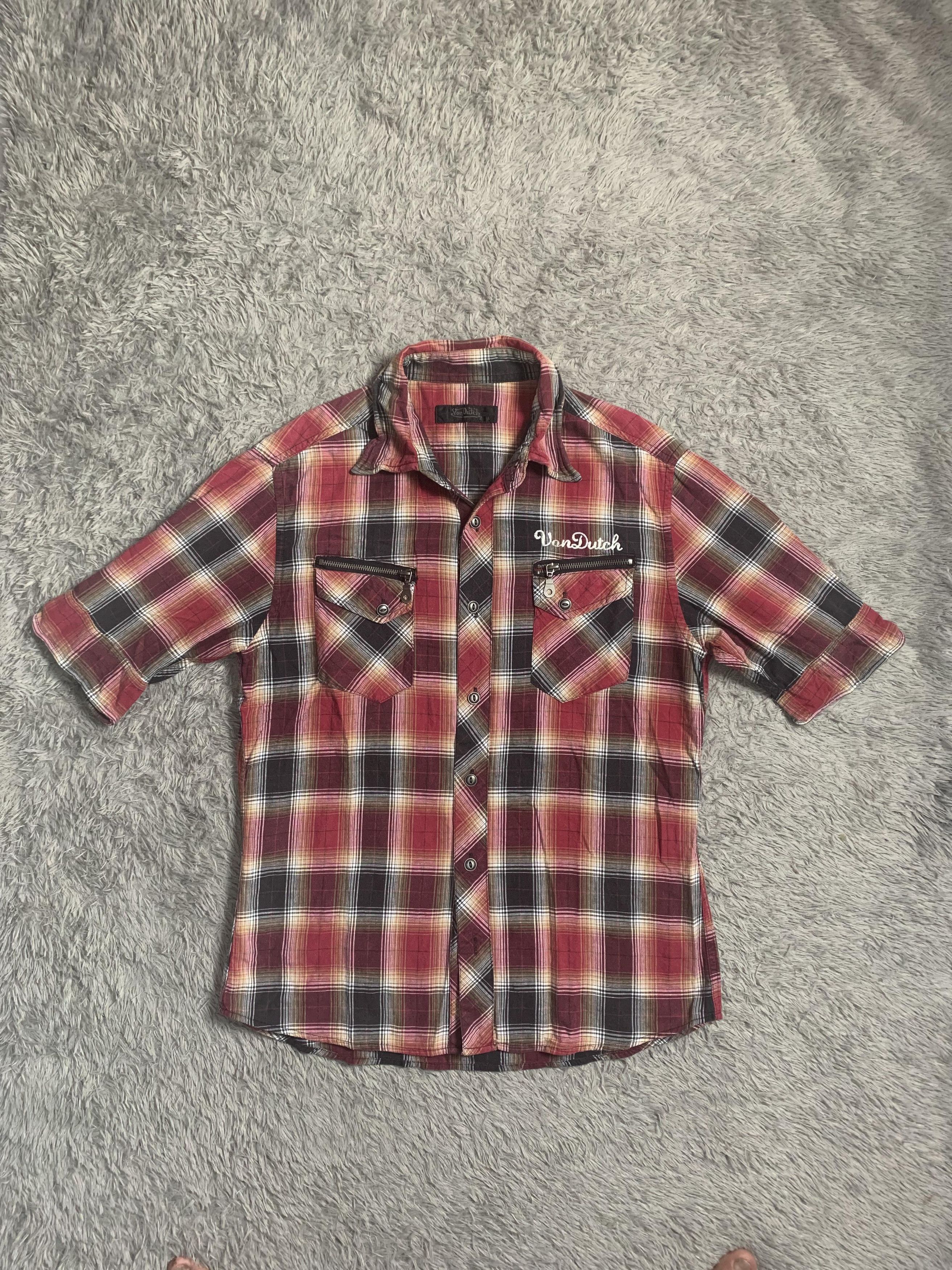 Von Dutch Vintage Vondutch Flannel Size US L / EU 52-54 / 3 - 1 Thumbnail