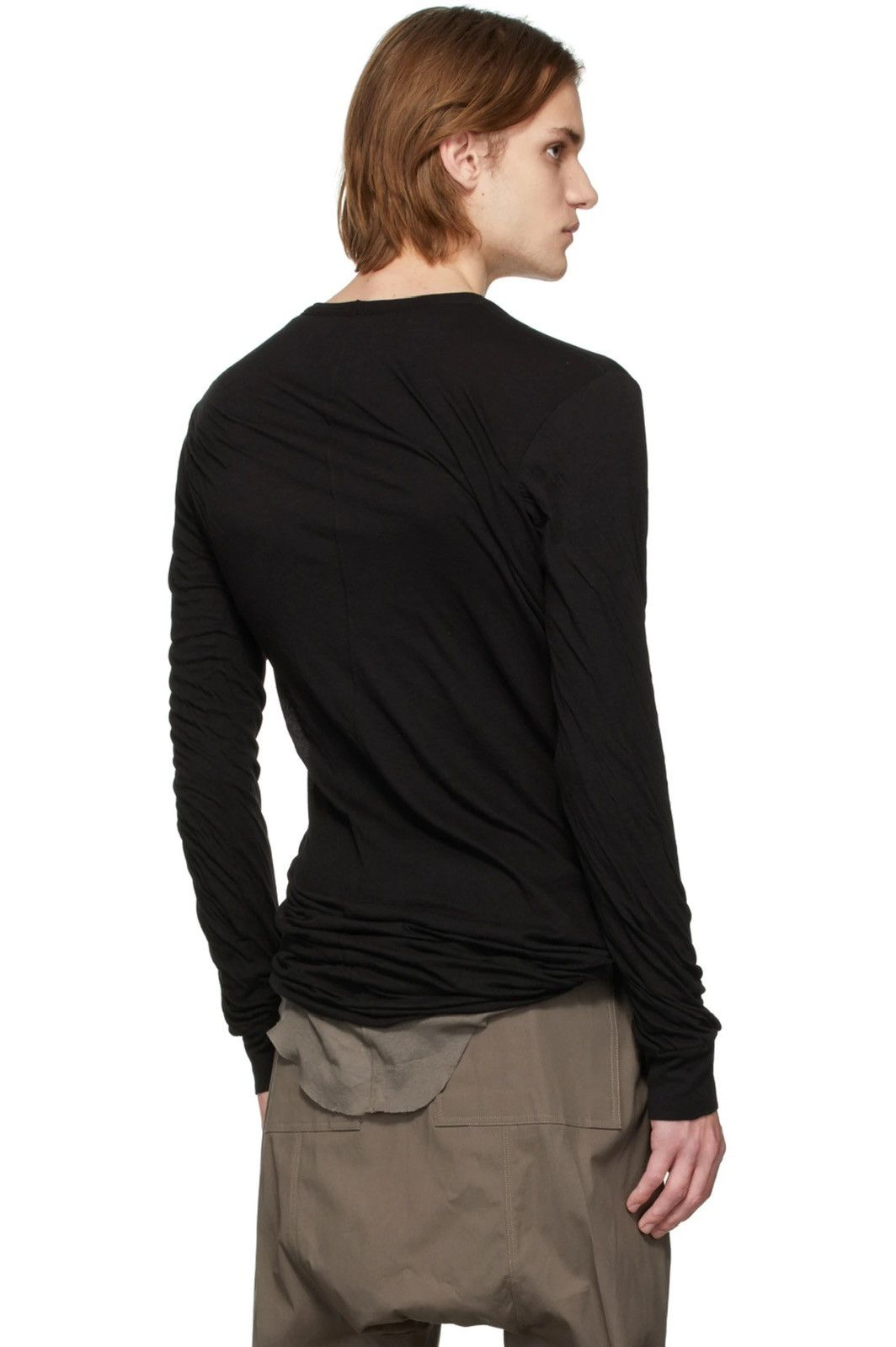 Rick Owens Double longsleeve t shirt Size US M / EU 48-50 / 2 - 4 Thumbnail