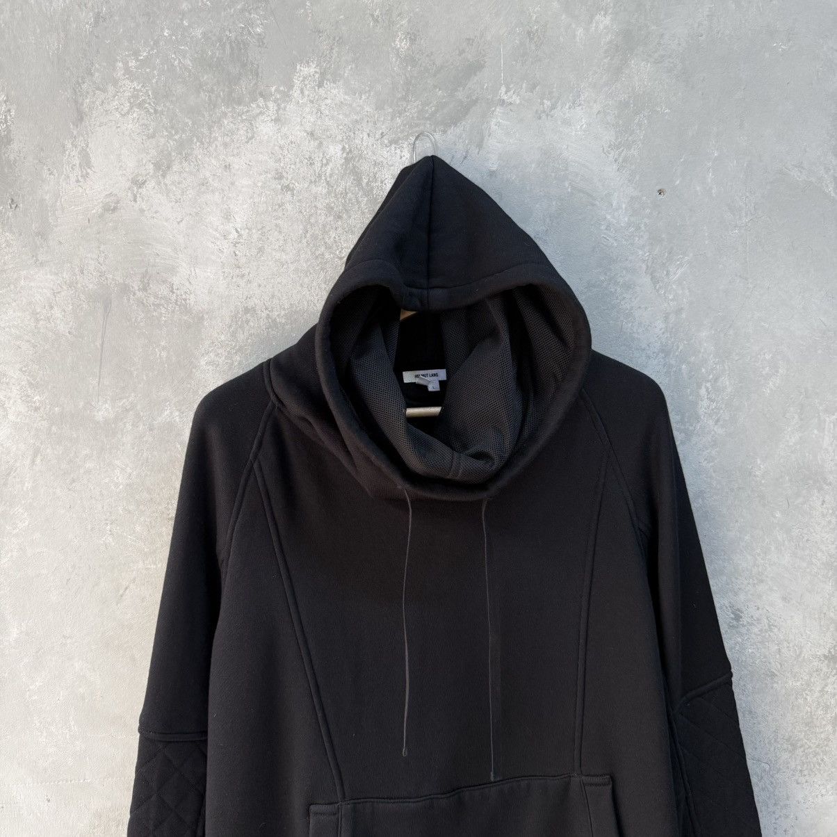 Helmut Lang Rare Helmut Lang Avant Garde Funnel Neck Zip Sleeve Hoodie Size US L / EU 52-54 / 3 - 5 Thumbnail