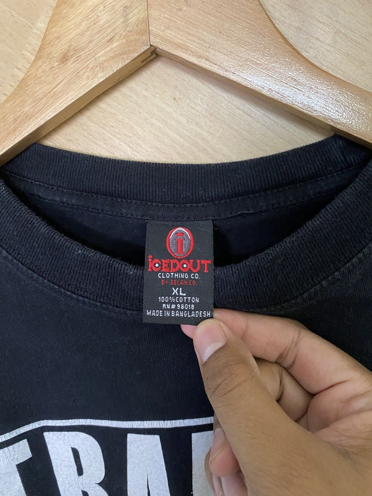 Rap Tees Vintage Y2K NWA Straight Outta Compton Icedout Clothing Tees Size US XL / EU 56 / 4 - 3 Thumbnail