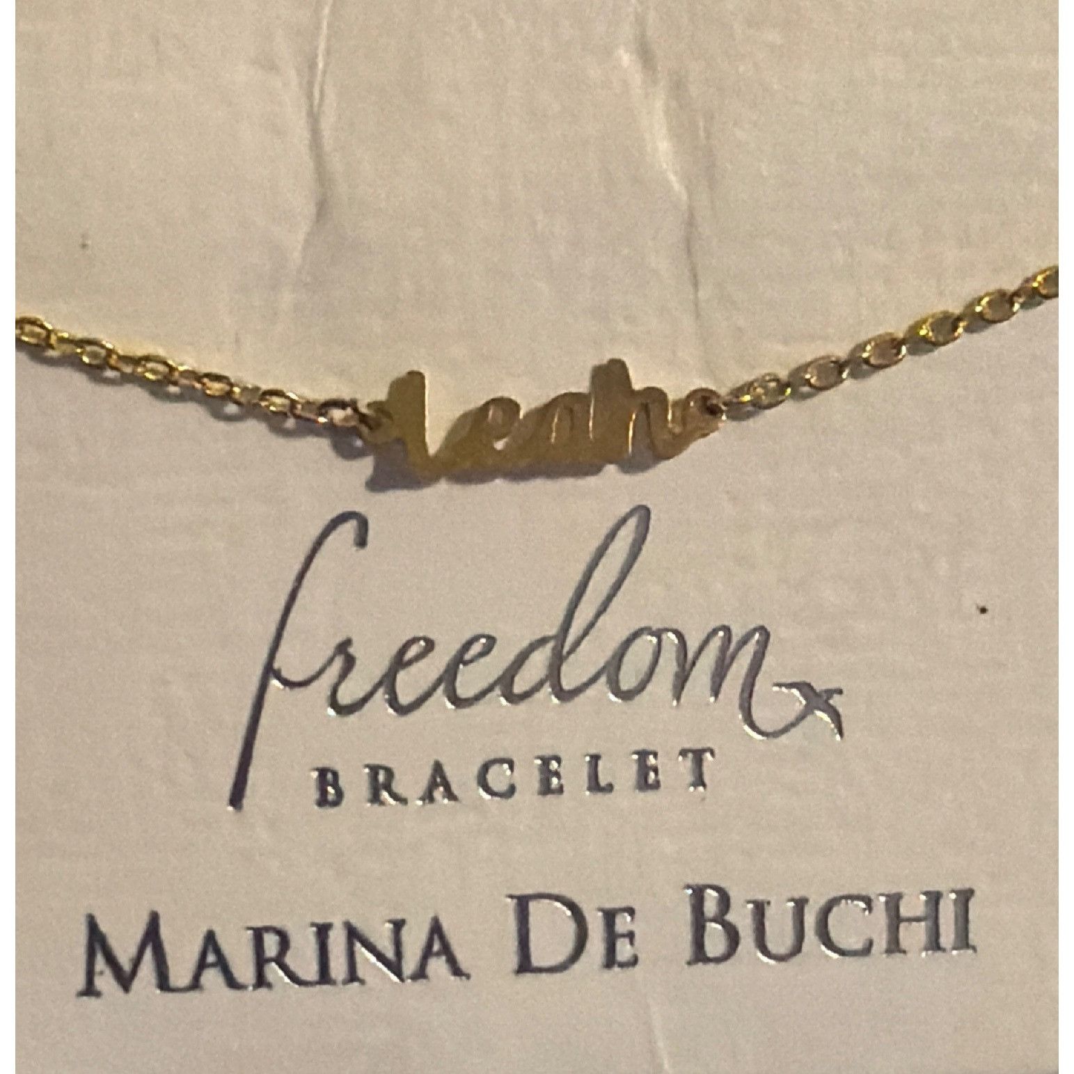 Other Freedom Bracelet Leah Gold Tone Adjustable Nickel-Free Marin Size ONE SIZE - 2 Thumbnail